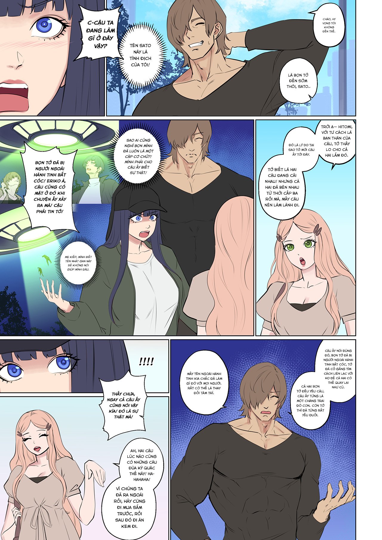 Đọc truyện hentai Bắt cóc người ngoài hành tinh - Chap 2 - Đi biển