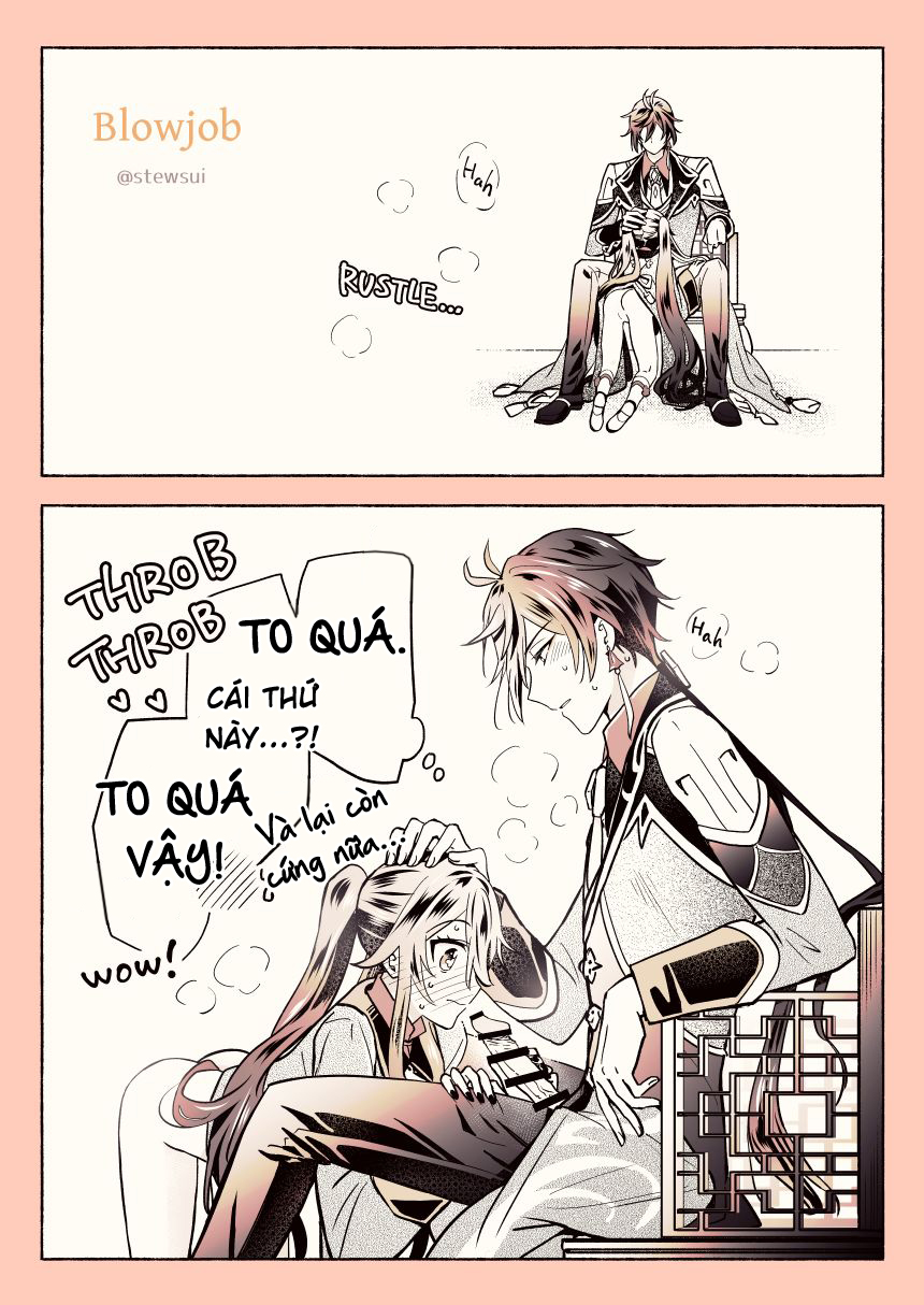 Đọc truyện hentai Zhongli x Hu Tao love story - Oneshot