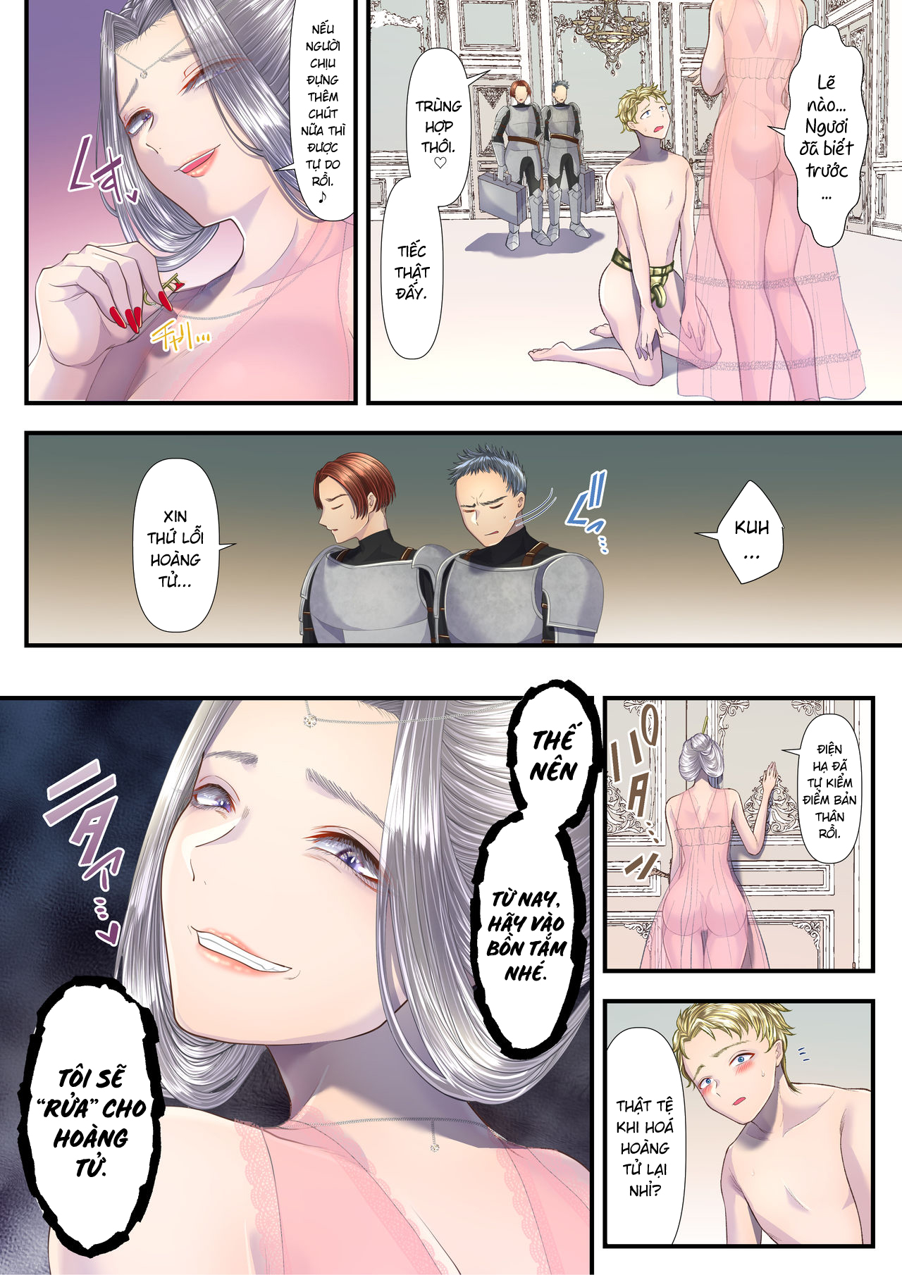 Đọc truyện hentai Huấn luyện hoàng tử bán nước của điếm quý tộc ~Phân chia lãnh thổ~ - Oneshot