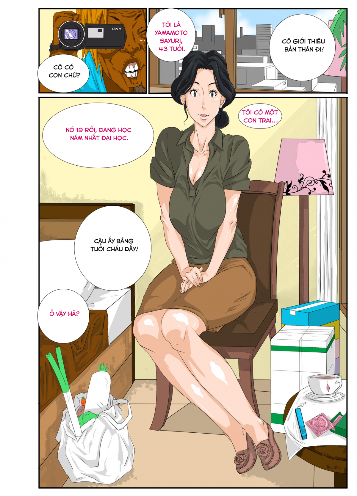 Đọc truyện hentai Kaa-chan to Charao - Oneshot
