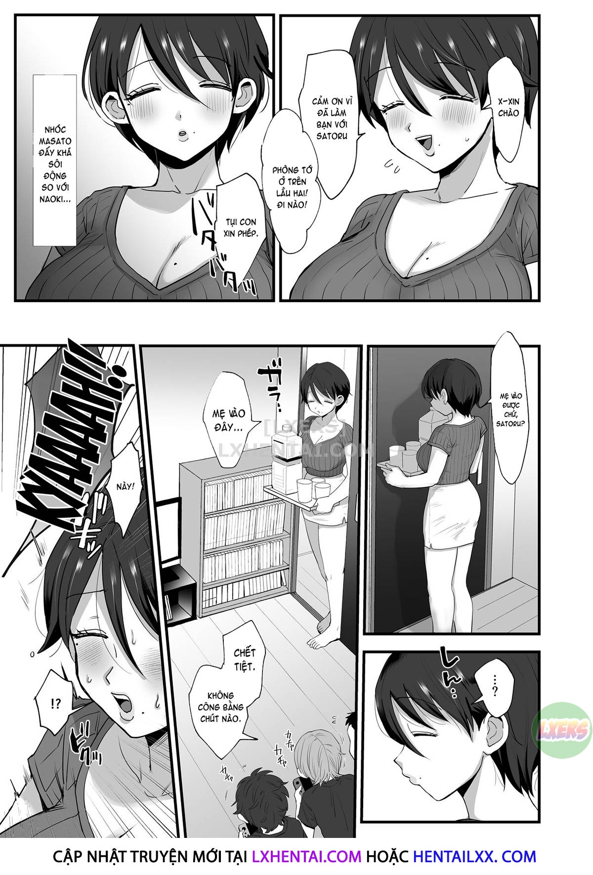 Đọc truyện hentai A Narrow-Eyed Gentle Big-Breasted Mama - Chap 1