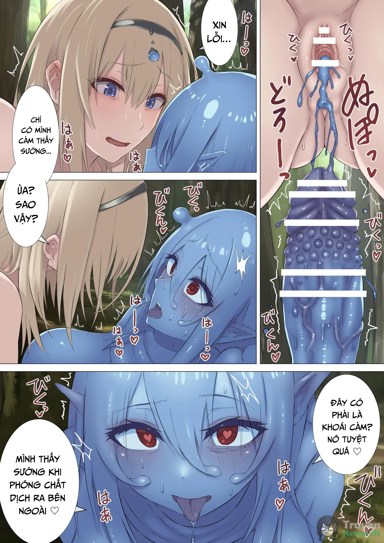 Đọc truyện hentai Yuusha to Slime no Kyousei - Oneshot