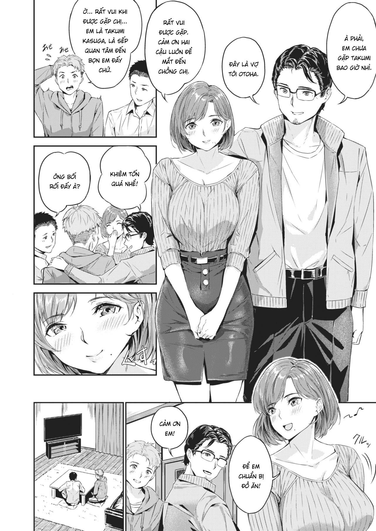 Đọc truyện hentai Vợ sếp để em lo - Oneshot