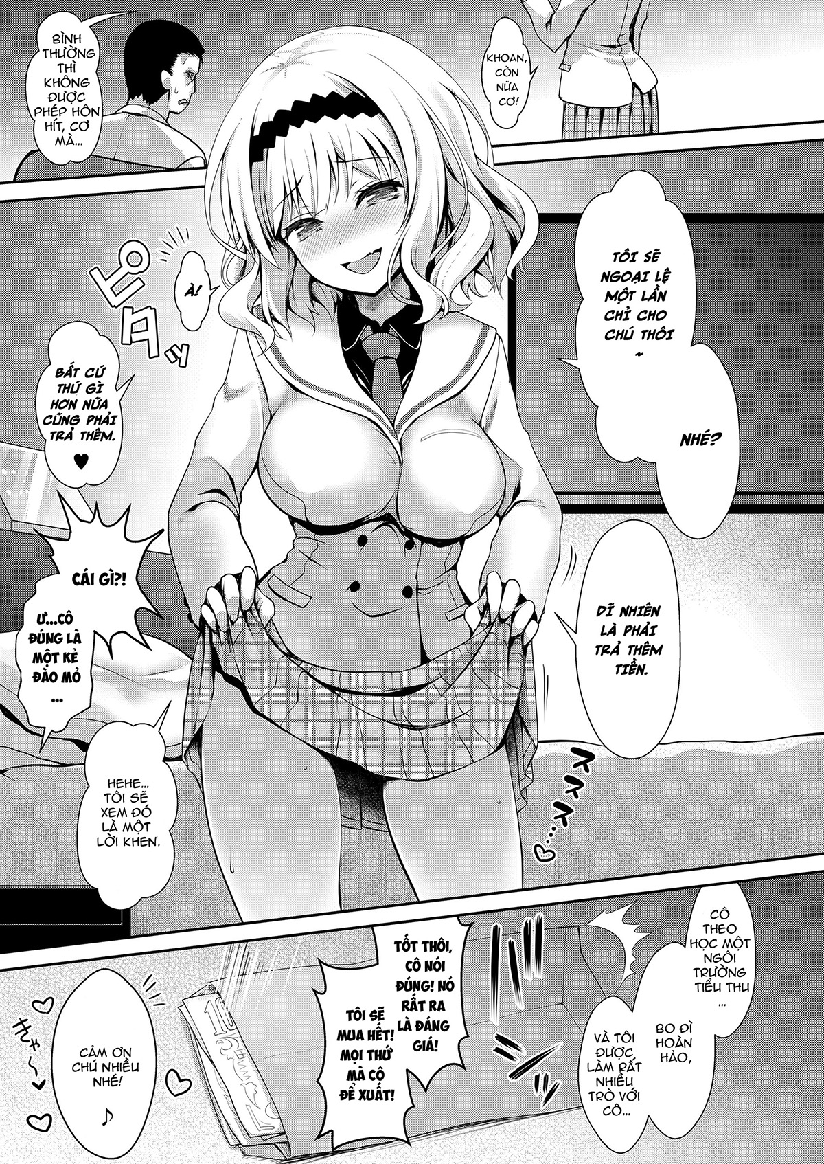 Đọc truyện hentai Meimon Ojou-Sama JK Fukkake Premium Enkou - Oneshot