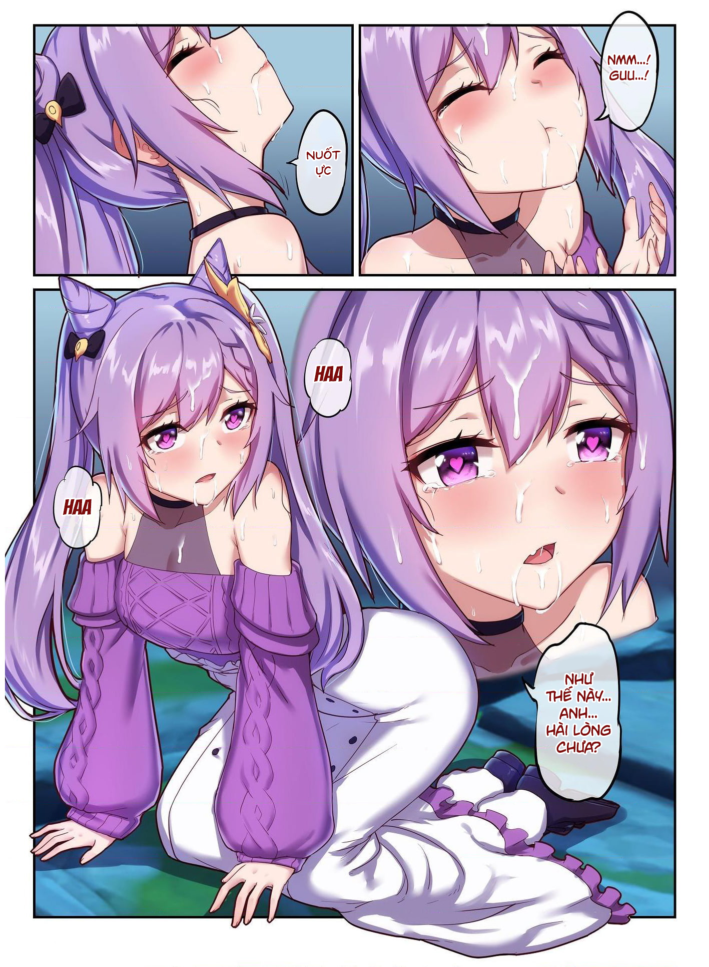 Đọc truyện hentai Keqing hẹn hò với Nhà Lữ Hành - Oneshot