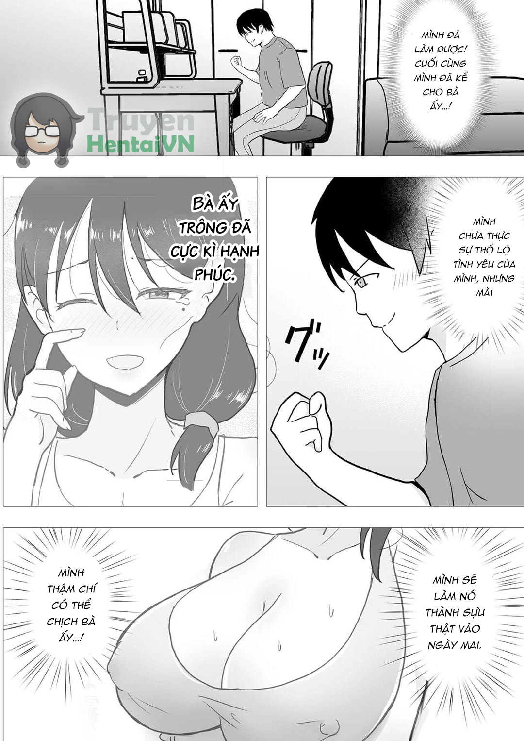 Đọc truyện hentai TomoKano Kaa-chan~ Daisuki na Ore no Hahaoya wa Aho na Shinyuu no Kanojo~ - Chap 2
