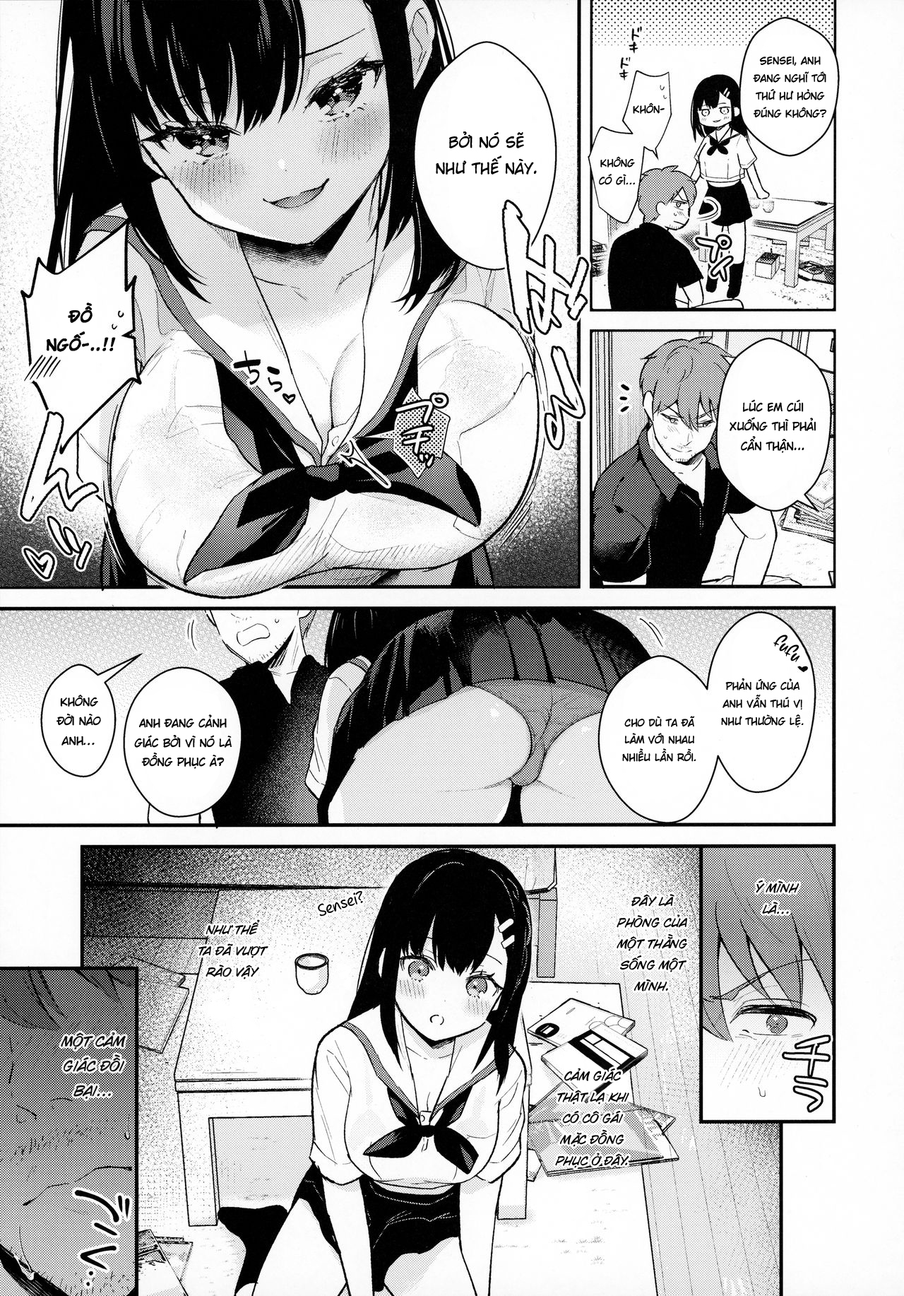 Đọc truyện hentai Tsuyu, Natsufuku, Apart nite - Oneshot