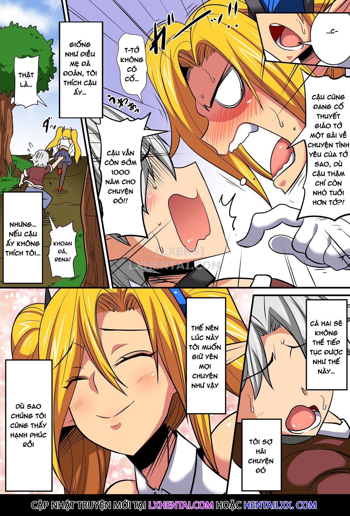 Đọc truyện hentai Having a Culture Exchange With an Elf Mother and Daughter - Chap 2 ~Lena Edition~