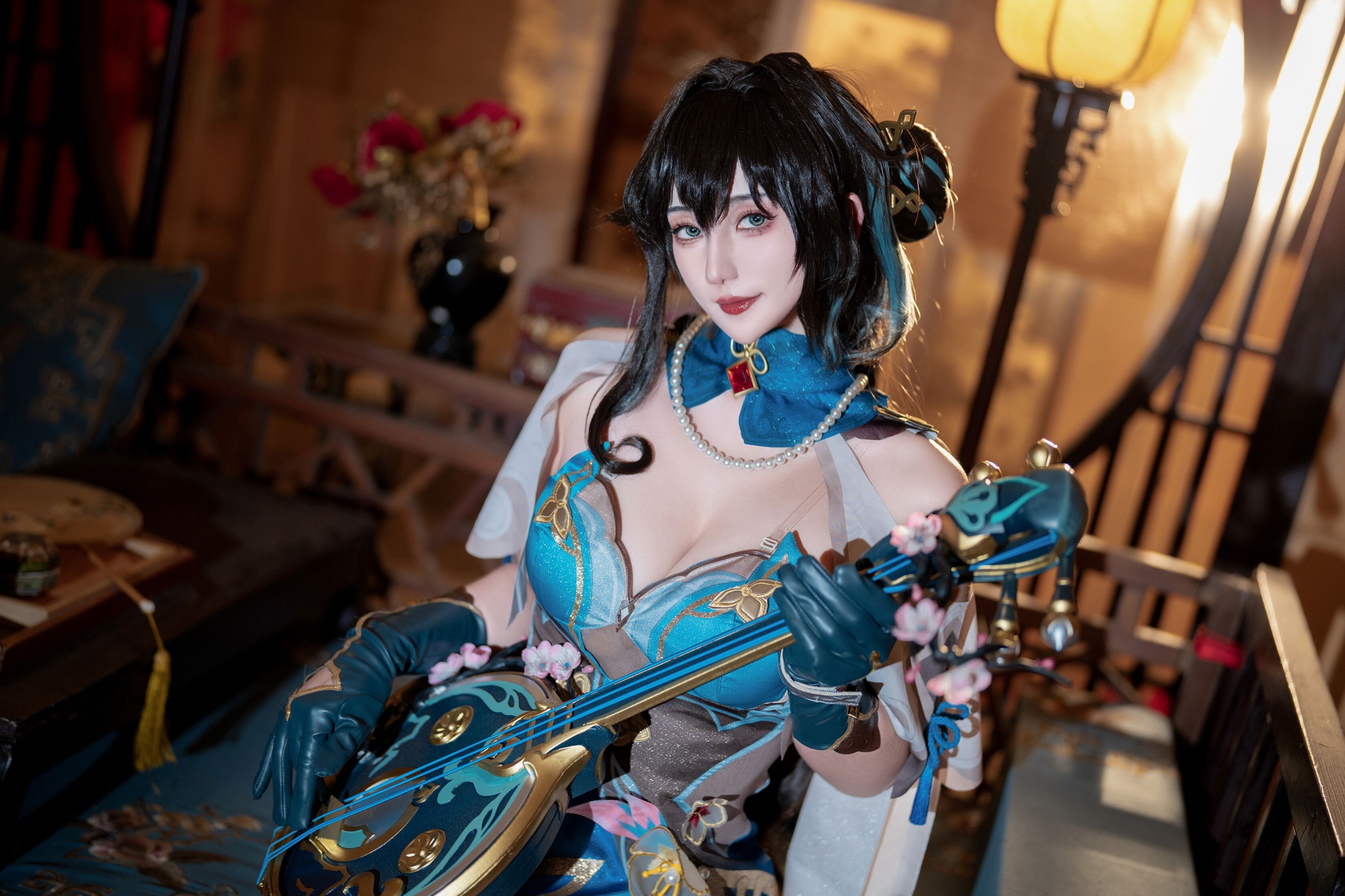 Đọc truyện hentai Tuyển tập Albums siêu phẩm Cosplay - Chap 1022 - Xinglan is Lanlan and calls her Lanmei - Collapse of the Star Sky Railway Ruan Mei