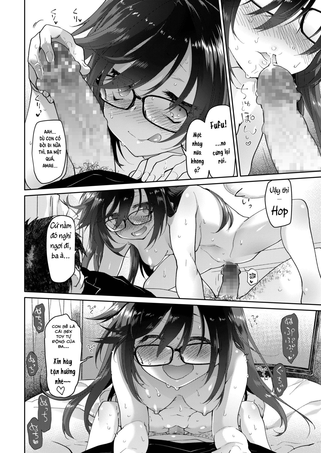 Đọc truyện hentai Chichi no Aijin 15sai - Oneshot