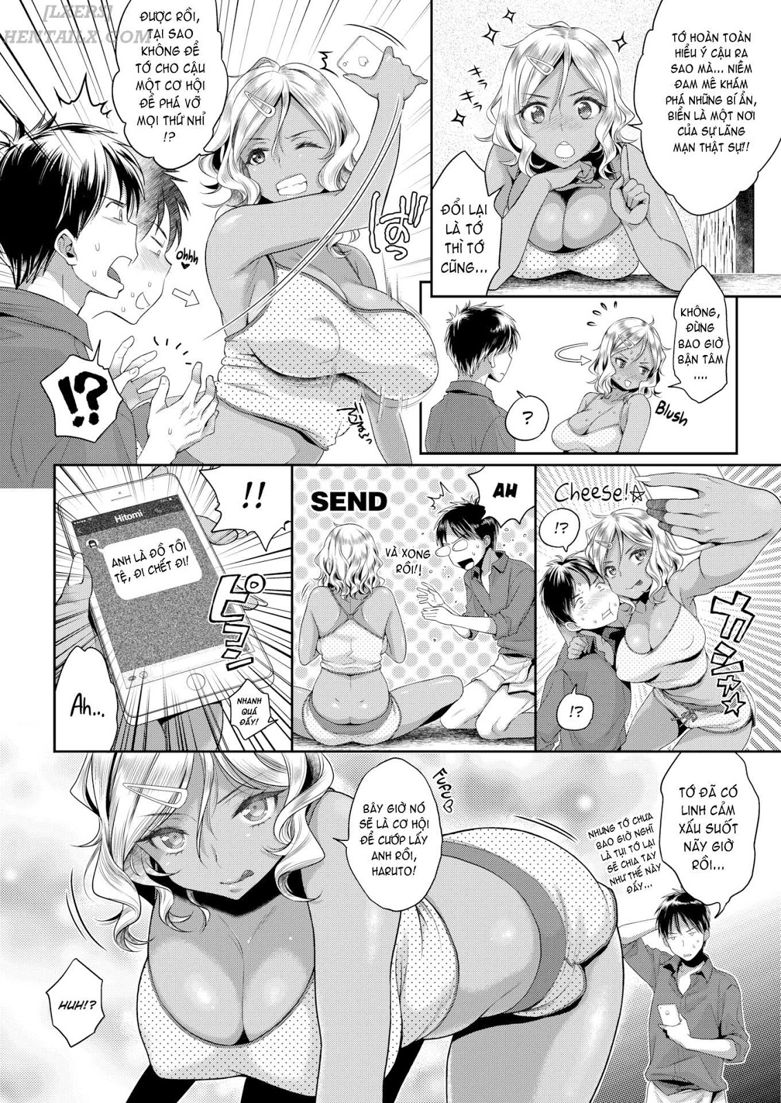 Đọc truyện hentai Bitch!? Pure ♥ Love!! - Oneshot