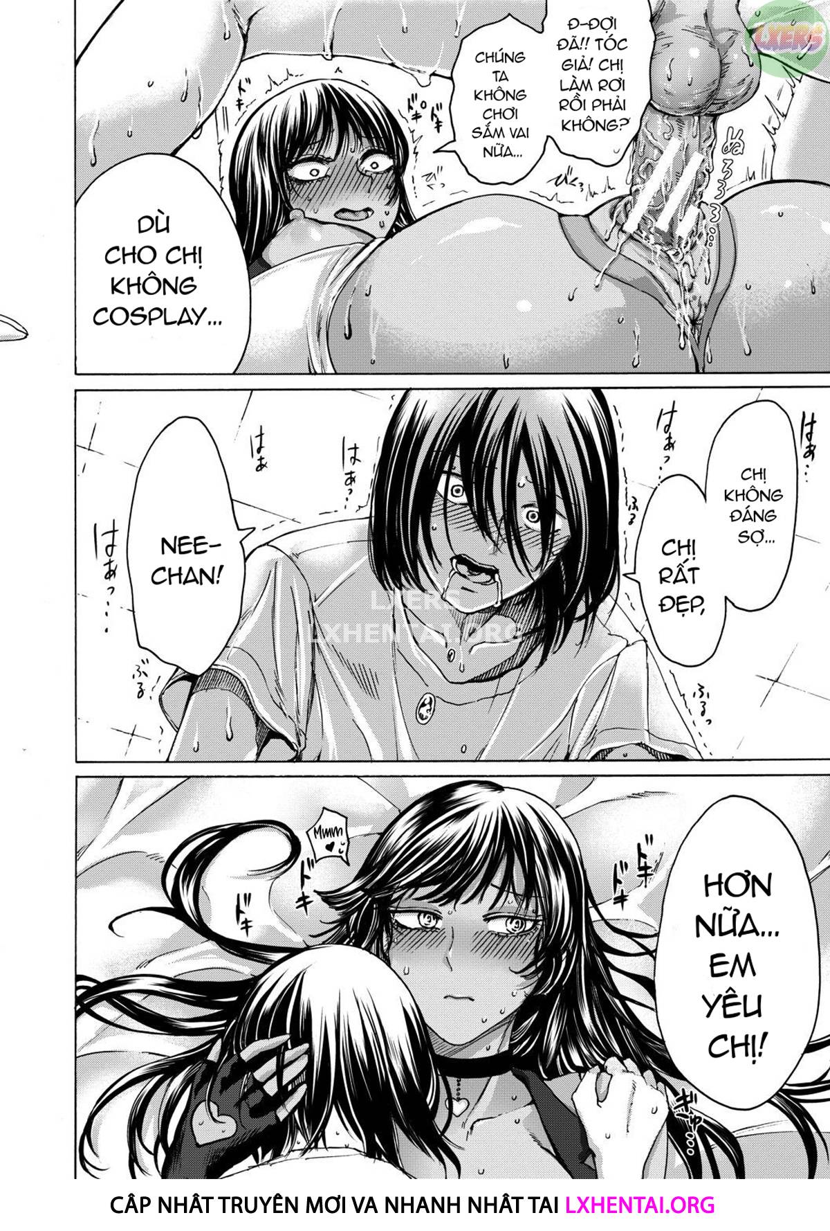 Đọc truyện hentai Cái lỗ thân mật của chị gái và anh trai - Chap 3