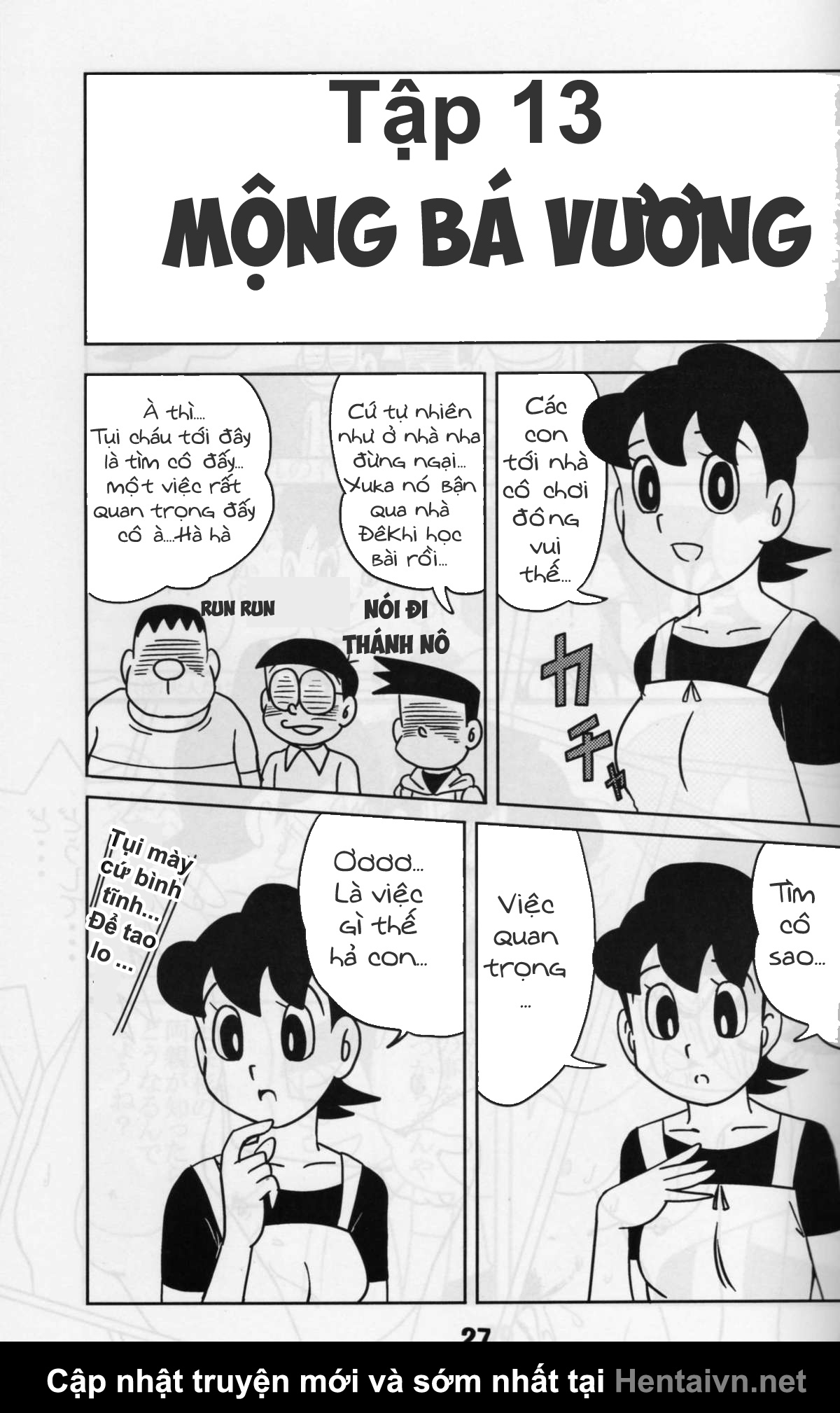 Đọc truyện hentai Thánh Nôbita - Tập 13.1 - Gạ Tình Mẹ Xuka