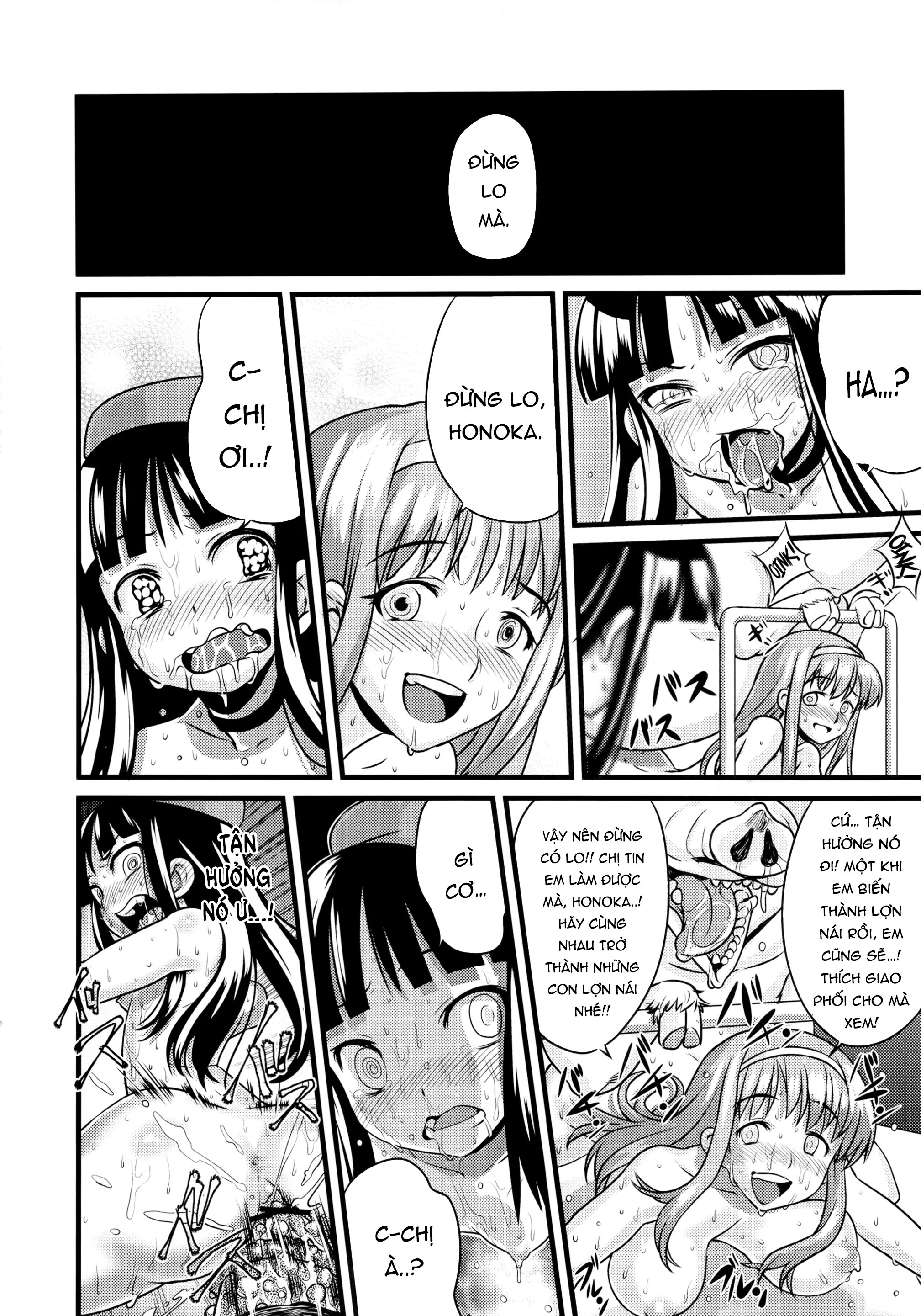 Đọc truyện hentai Công chúa khỏa thân Honoka: Thức tỉnh bằng cơn cực khoái khi giao phối với lợn! - Chap 2 End