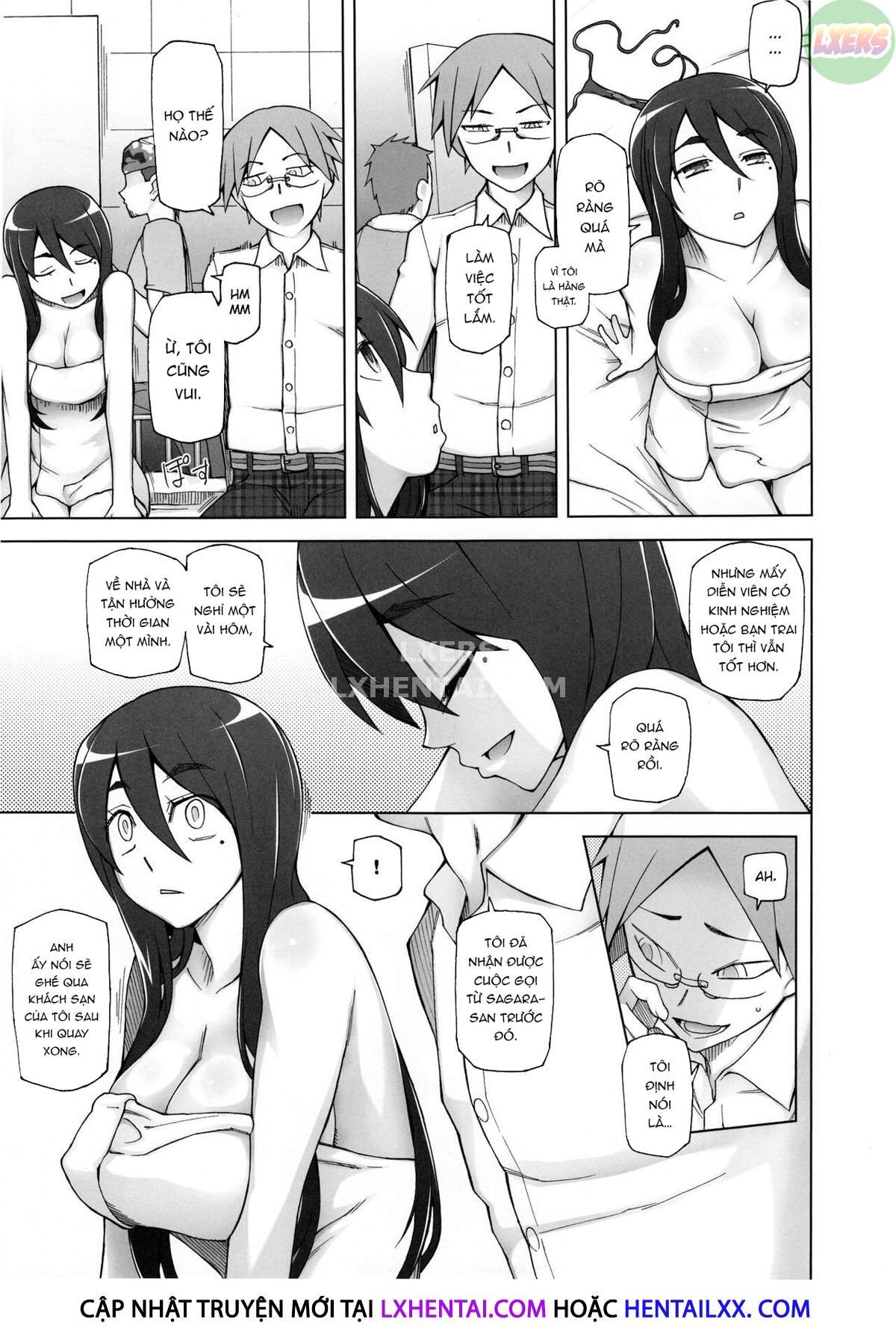 Đọc truyện hentai Kanojo Wa Chou Yuumei Geinoujin... Soshite Boku Ni Naisho De AV Joyuu Satomi-Satona Gojitsudan - Chap 3