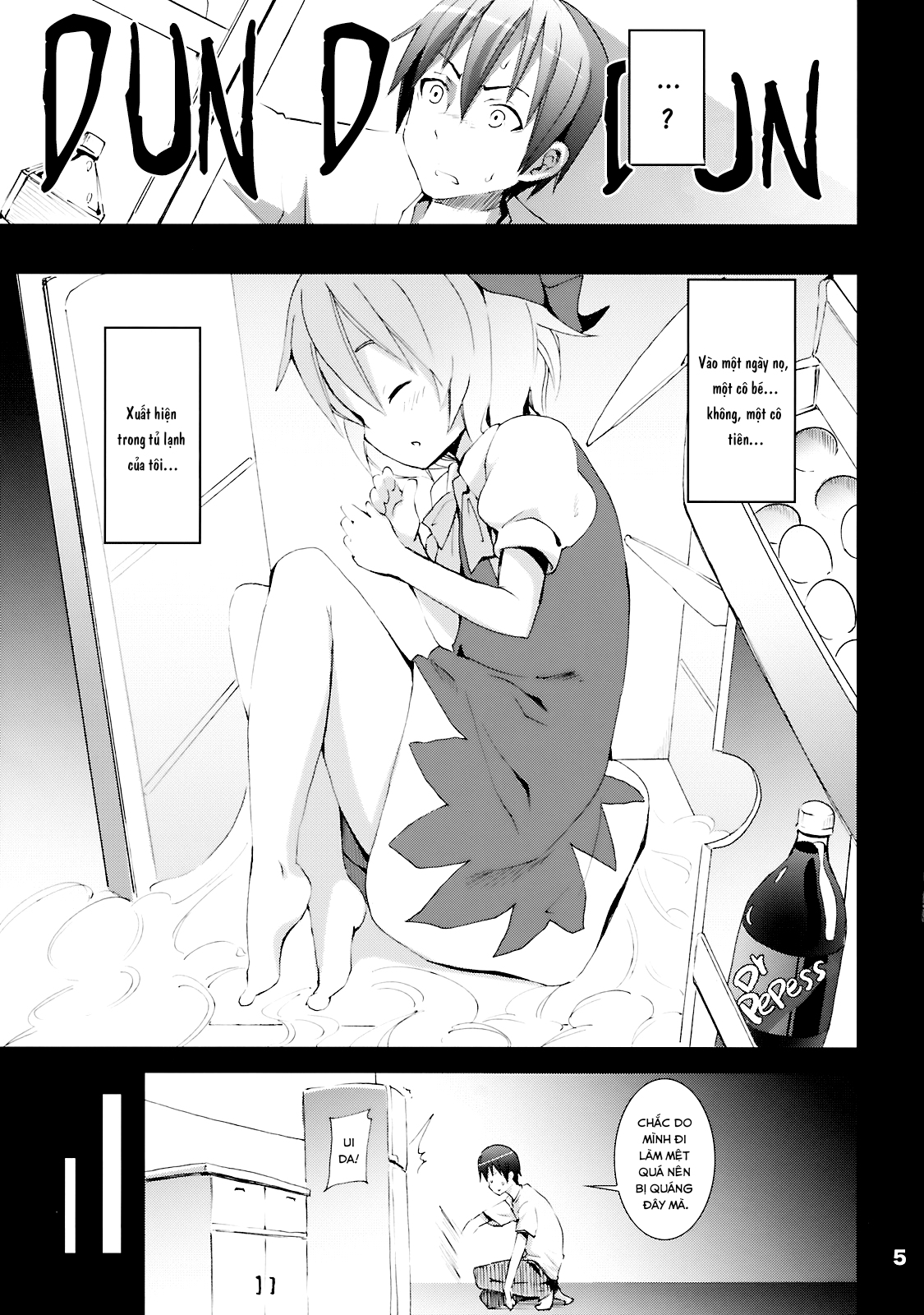 Đọc truyện hentai Nanashi và hành trình lạc vào Gensokyo - Cirno lạc vào trong tủ lạnh của tôi(Chap 1)