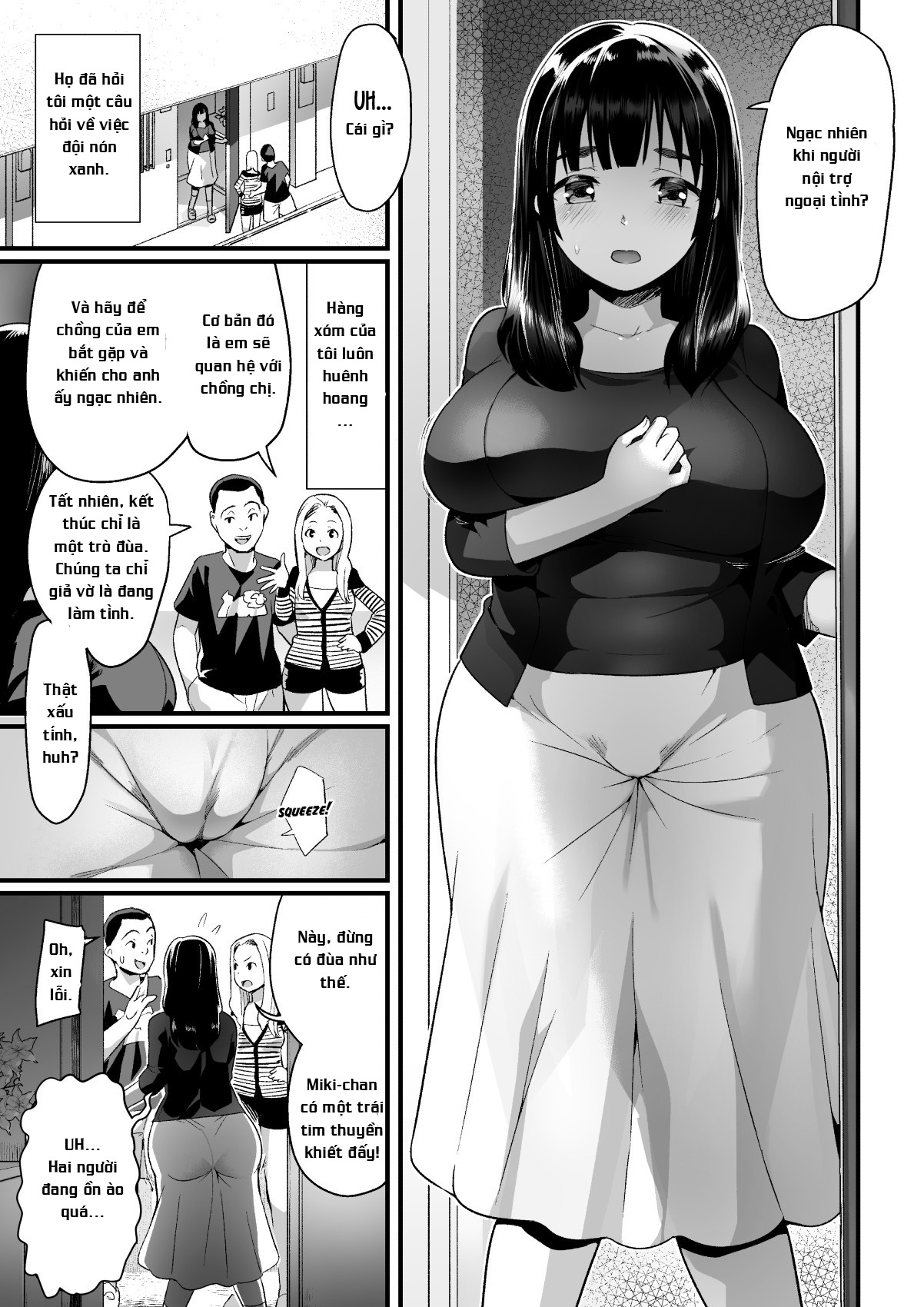 Đọc truyện hentai Danna no Me no Mae de Chitsunai Shasei - Oneshot