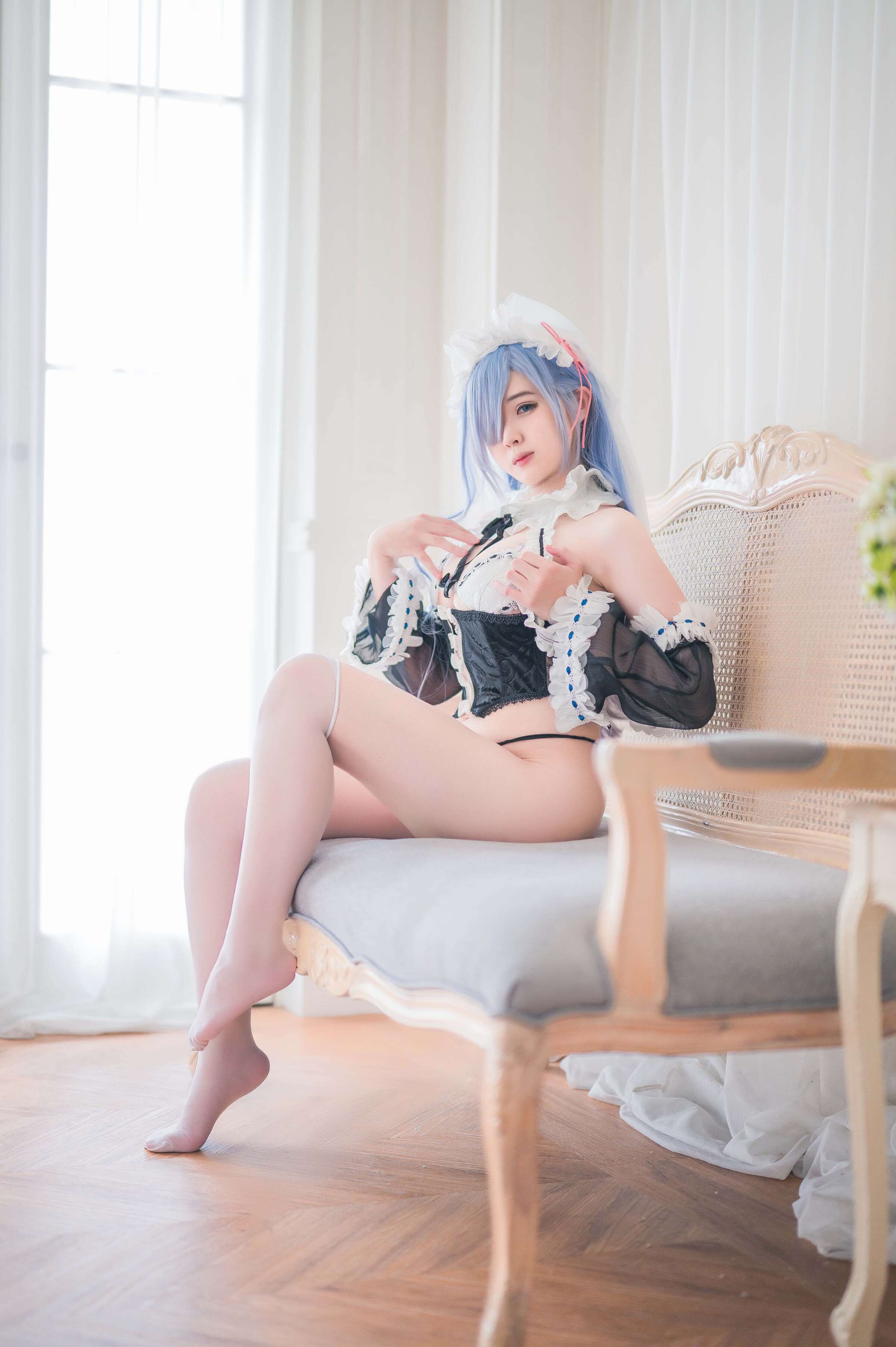Đọc truyện hentai Tuyển tập Albums siêu phẩm Cosplay - Chap 448 - [Nanaki] Rem Long Hair