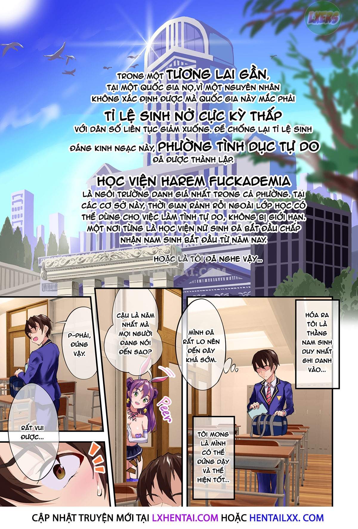 Đọc truyện hentai My Harem Fuckademia - Oneshot