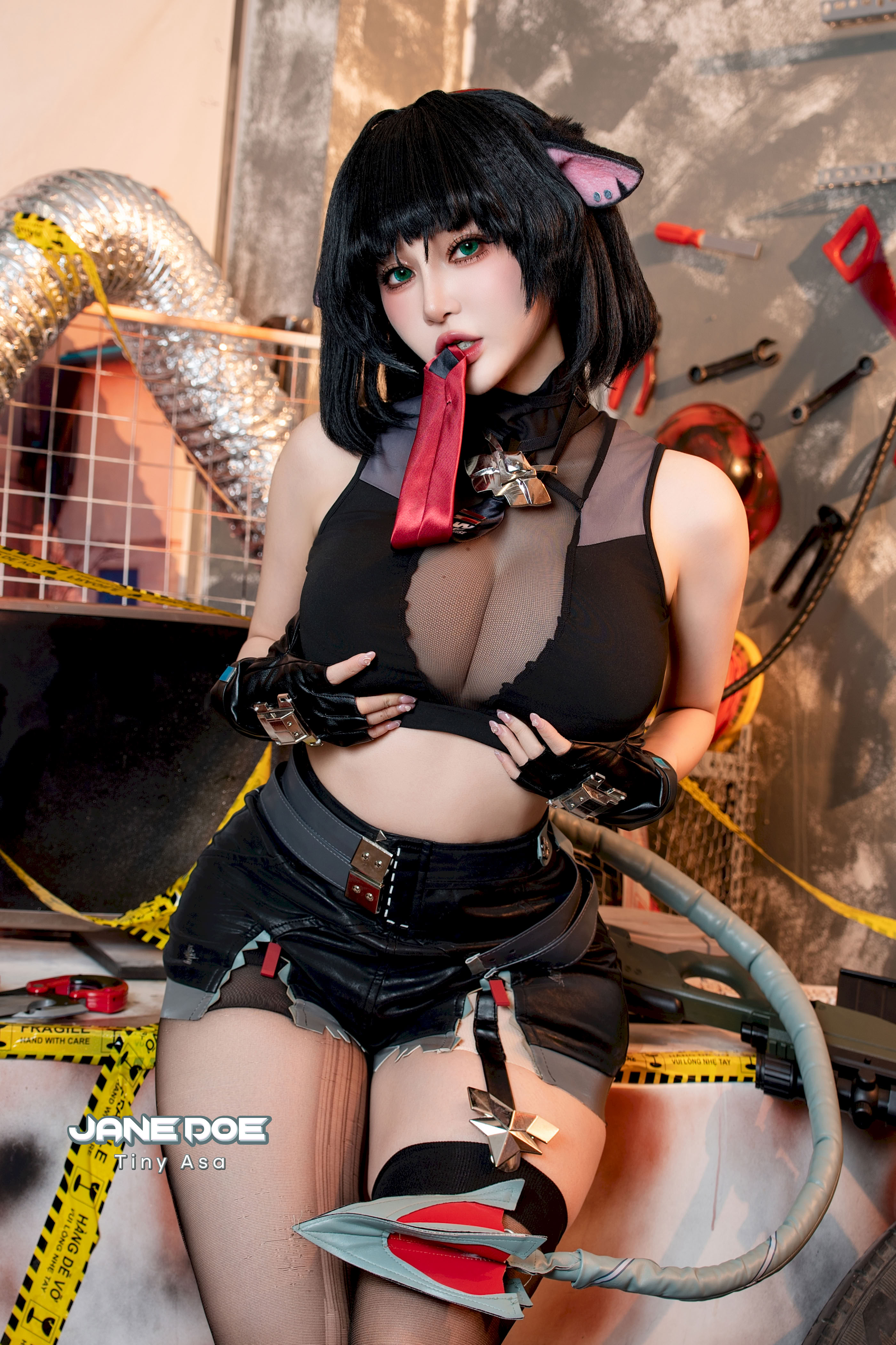Đọc truyện hentai Tuyển tập Albums siêu phẩm Cosplay - Chap 1407 - Tiny Asa - Jane Doe (Zenless Zone Zero)