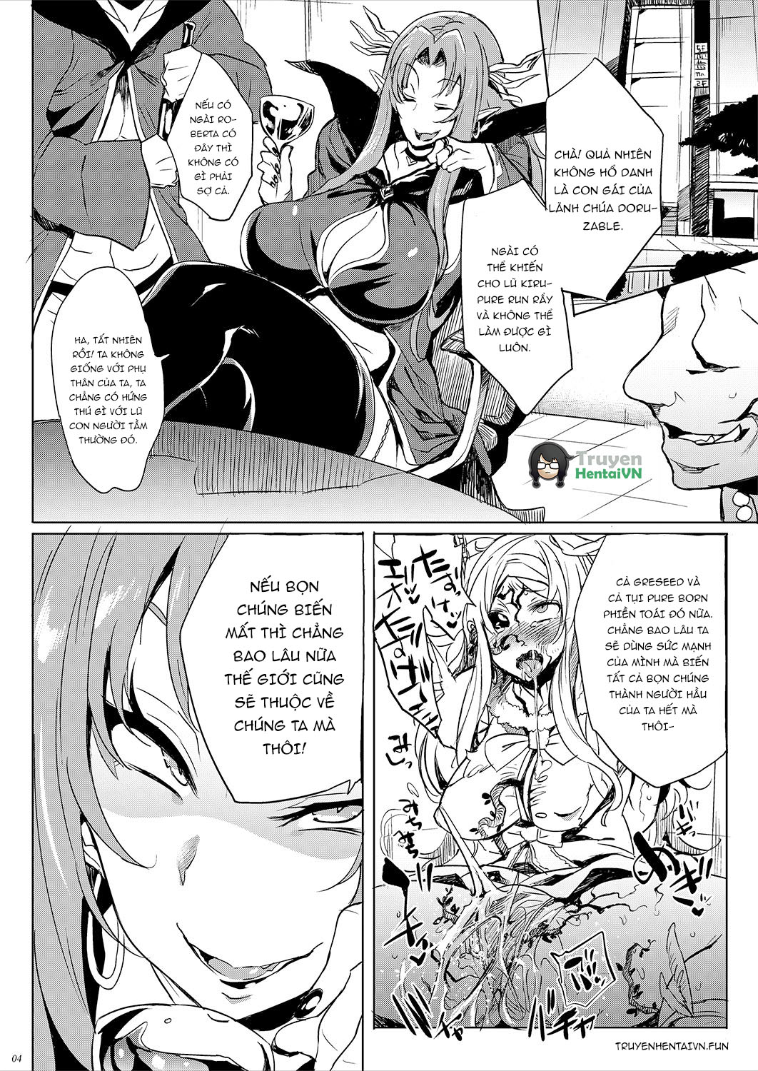 Đọc truyện hentai Sở thích ăn cặc của quái vật 3 đầu - oneshot