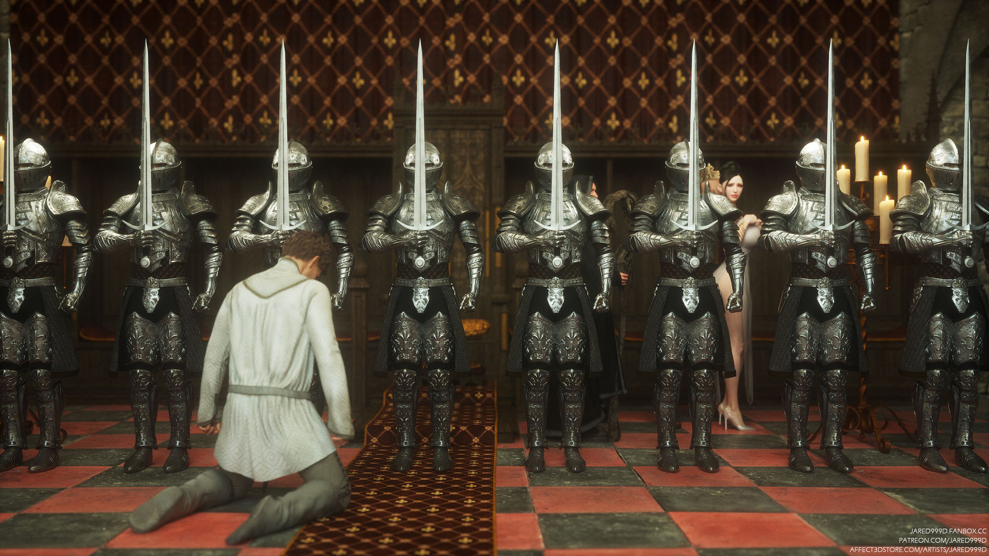 Đọc truyện hentai Fallen Lady - Vol 1 - Chap 3: Em phải là hoàng hậu của ta.