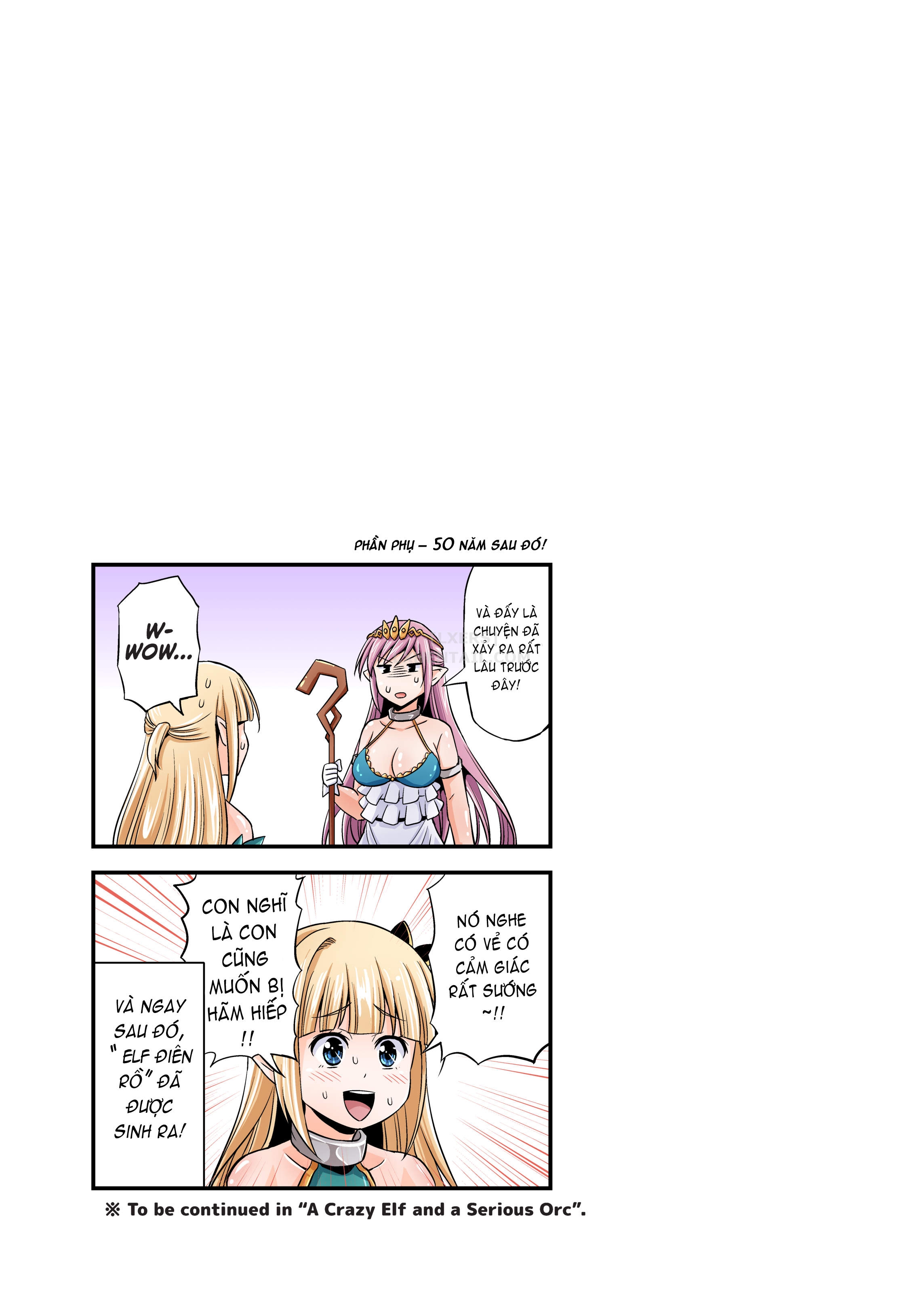 Đọc truyện hentai The Obstinate Elf Knight Princess VS The Orc's Ultimate Female Subjugation Squad - Oneshot