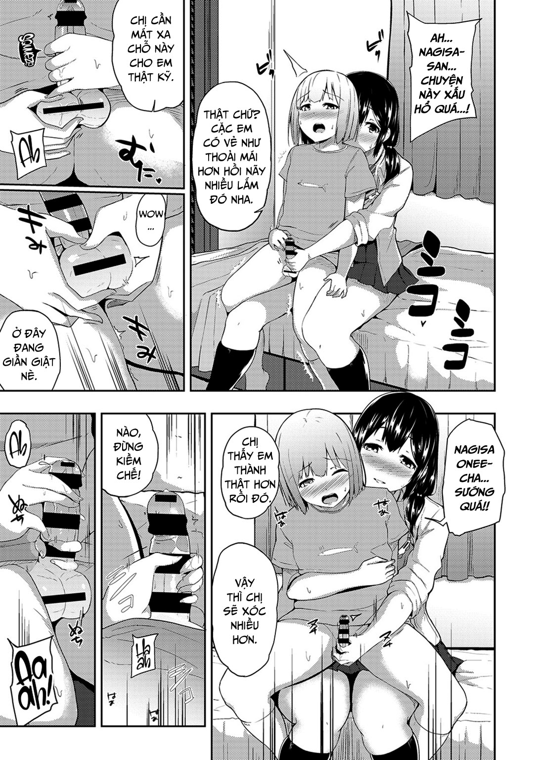 Đọc truyện hentai Tôi ấn nhầm huyệt làm em ấy cứng ngắc!? Bị mát xa ngược lại bằng cặc em ấy! - Chap 2 - Nó lại cứng rồi sao?