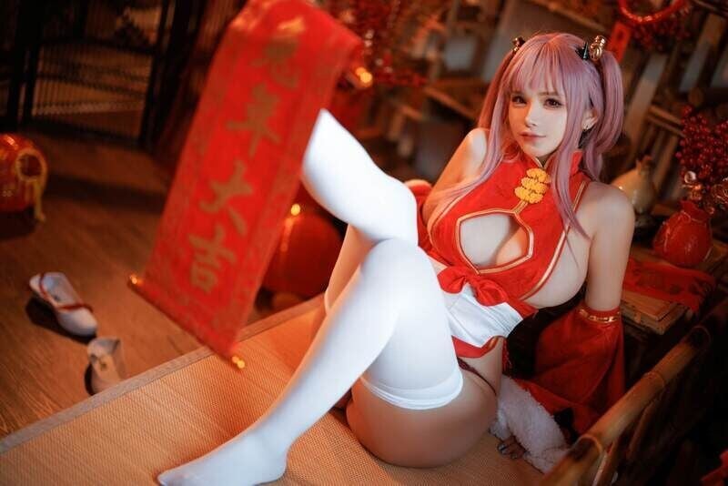 Đọc truyện hentai Tuyển tập Albums siêu phẩm Cosplay - Chap 77 -  Rissoft344 - Honoka Qipao