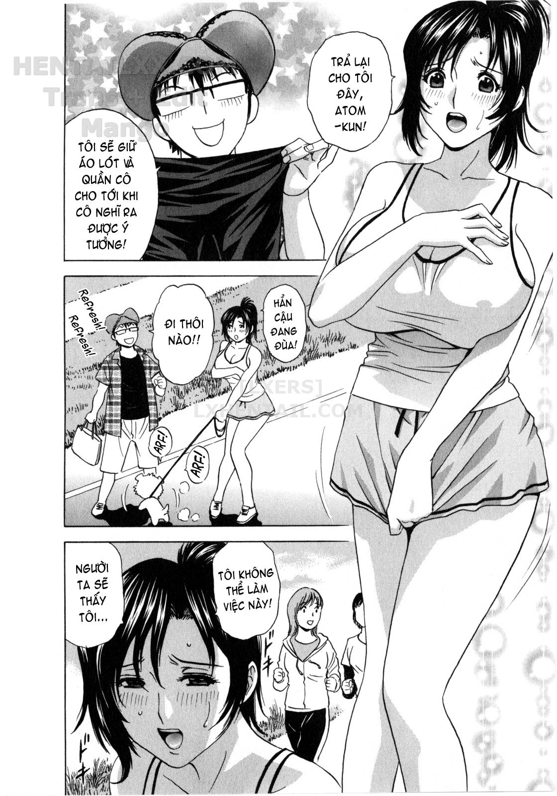 Đọc truyện hentai Life With Married Women Just Like A Manga - Chap 8