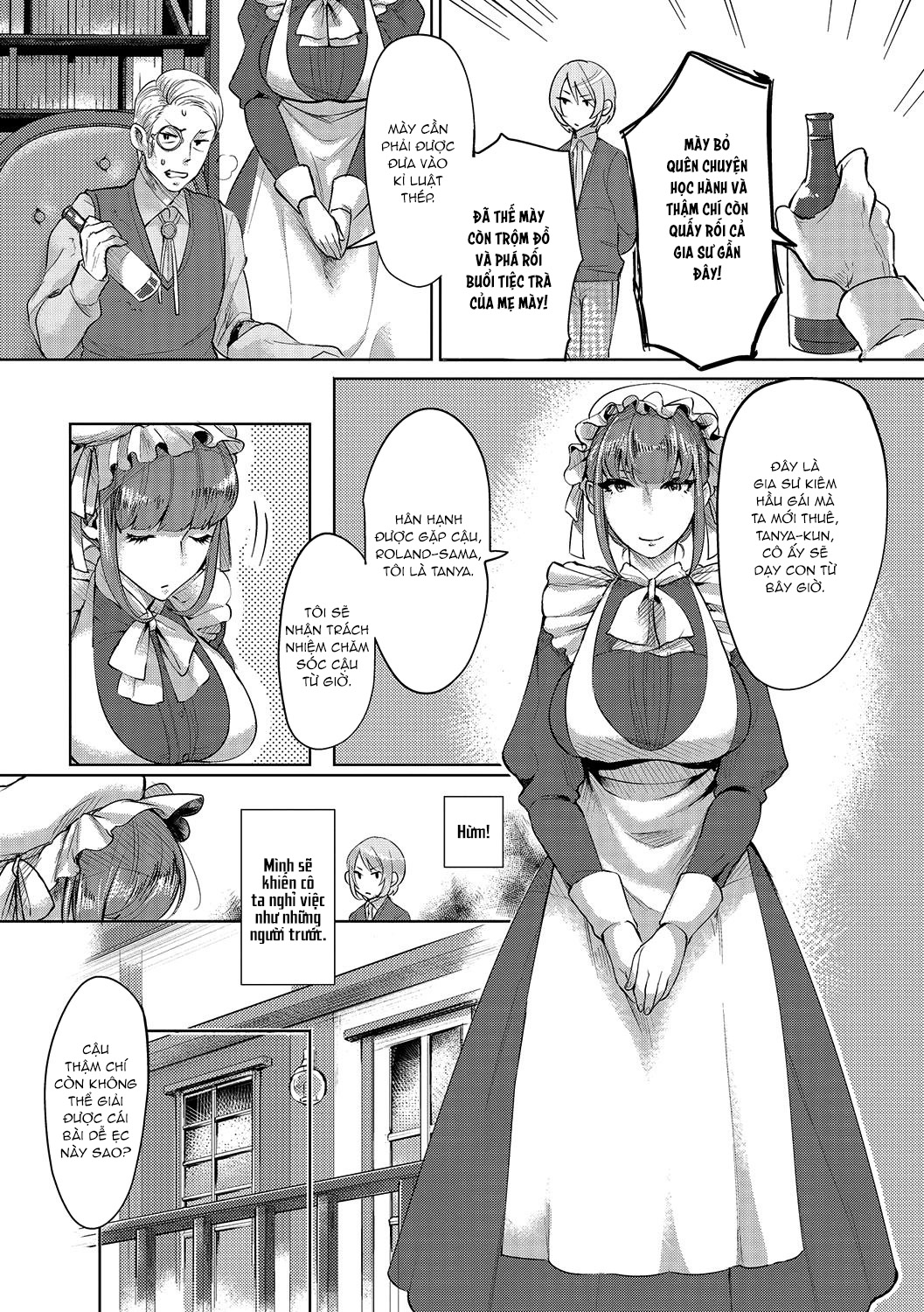 Đọc truyện hentai The Young Master’s Partner Maid - Oneshot