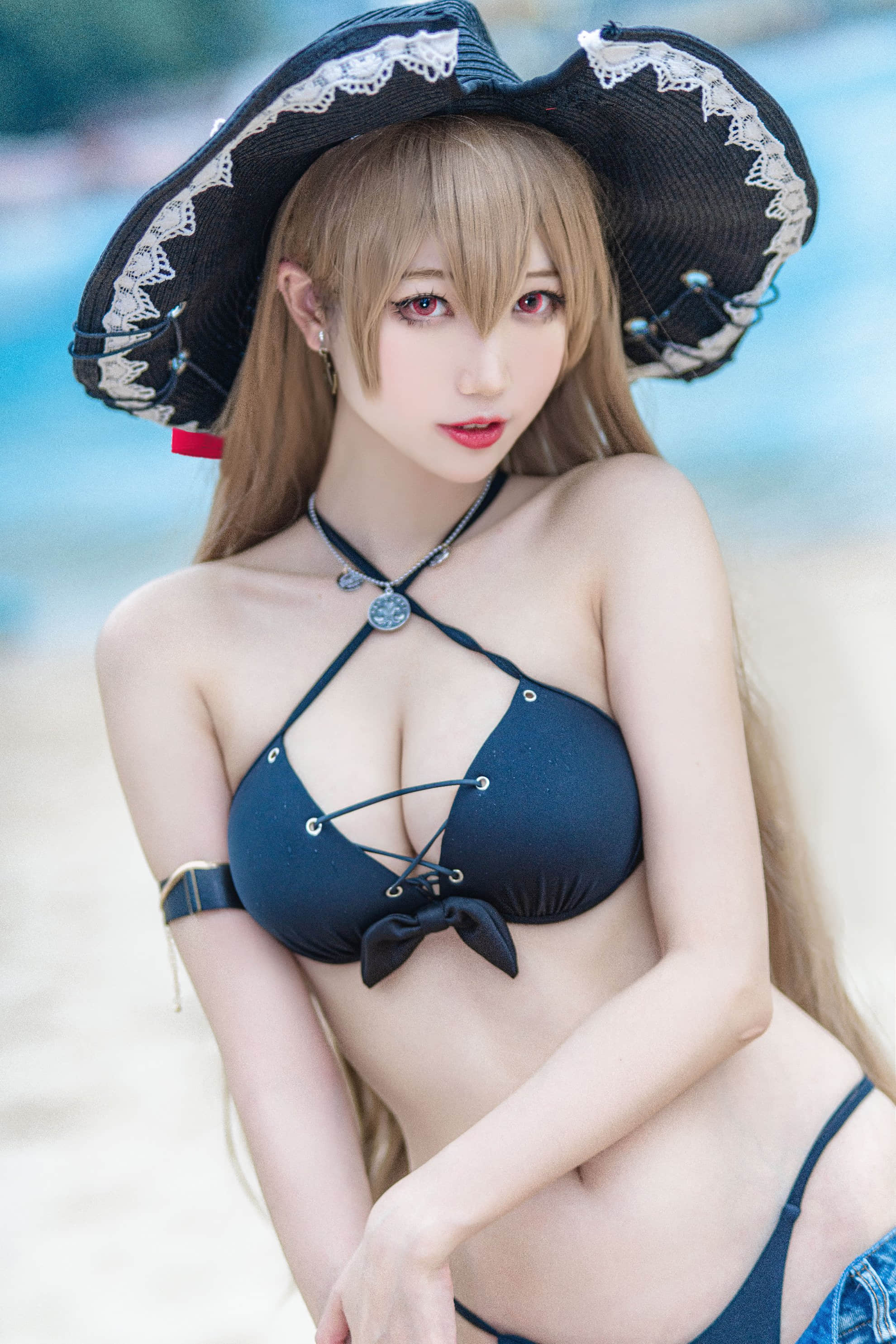 Đọc truyện hentai Tuyển tập Albums siêu phẩm Cosplay - Chap 857 - [Zhou Ji is a cute bunny] Jean Bart swimsuit (Azur Lane)