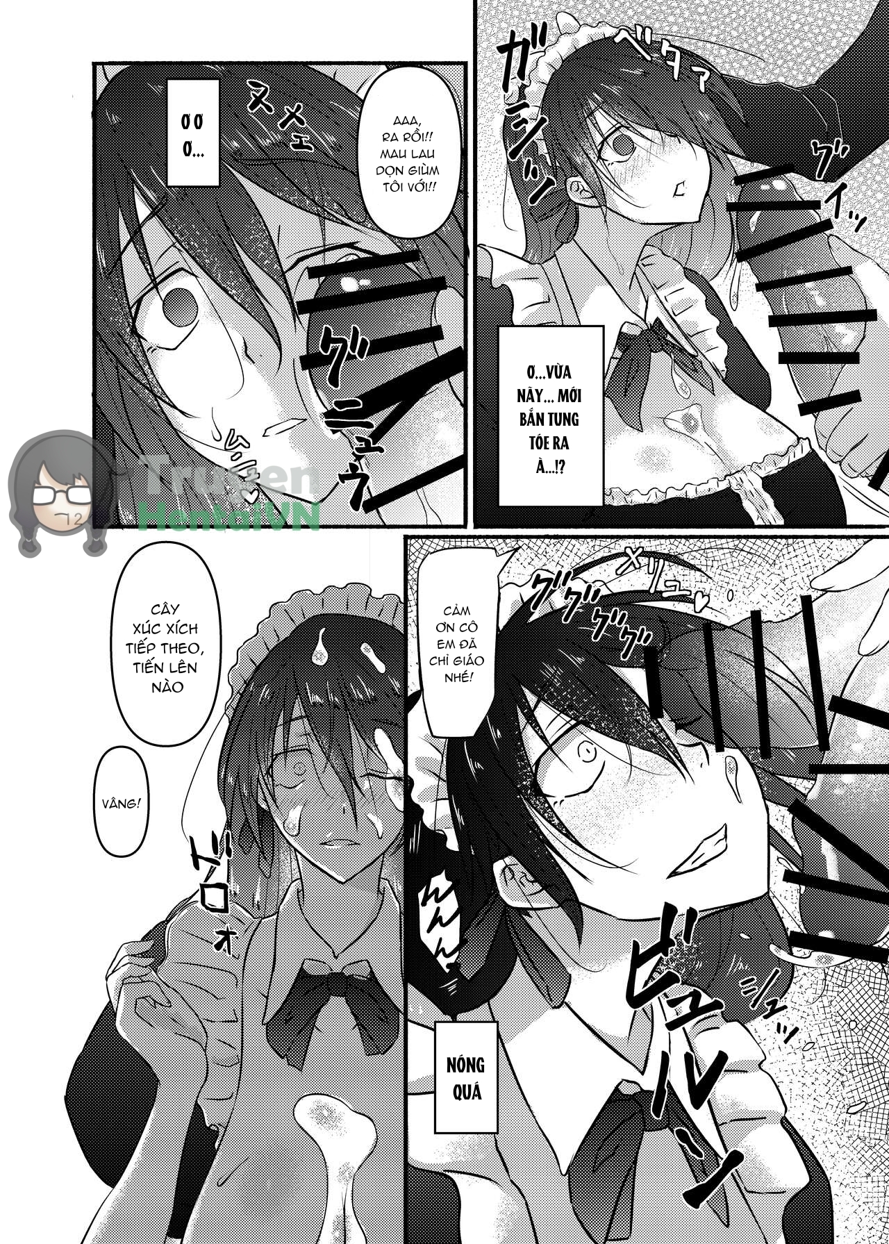 Đọc truyện hentai Futsuu no Inkya no JK Datta kedo, Maid ni Sarete, Makasare Haramasare Shussan Saserarete Bitch ni Naremashita! - Oneshot