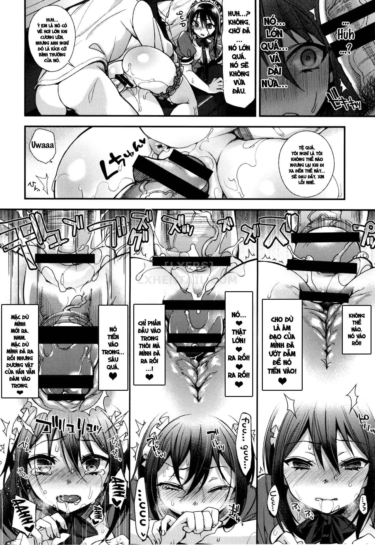 Đọc truyện hentai Ojou-Sama To Maid No Midara Na Seikatsu - Chap 4