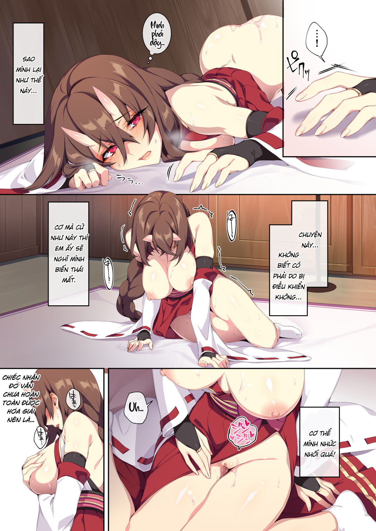 Đọc truyện hentai Tuyết nữ nứnglul và chiếc nhẫn bị nguyển rủa 2 - Chap 1 Địt em vu nữ quỷ