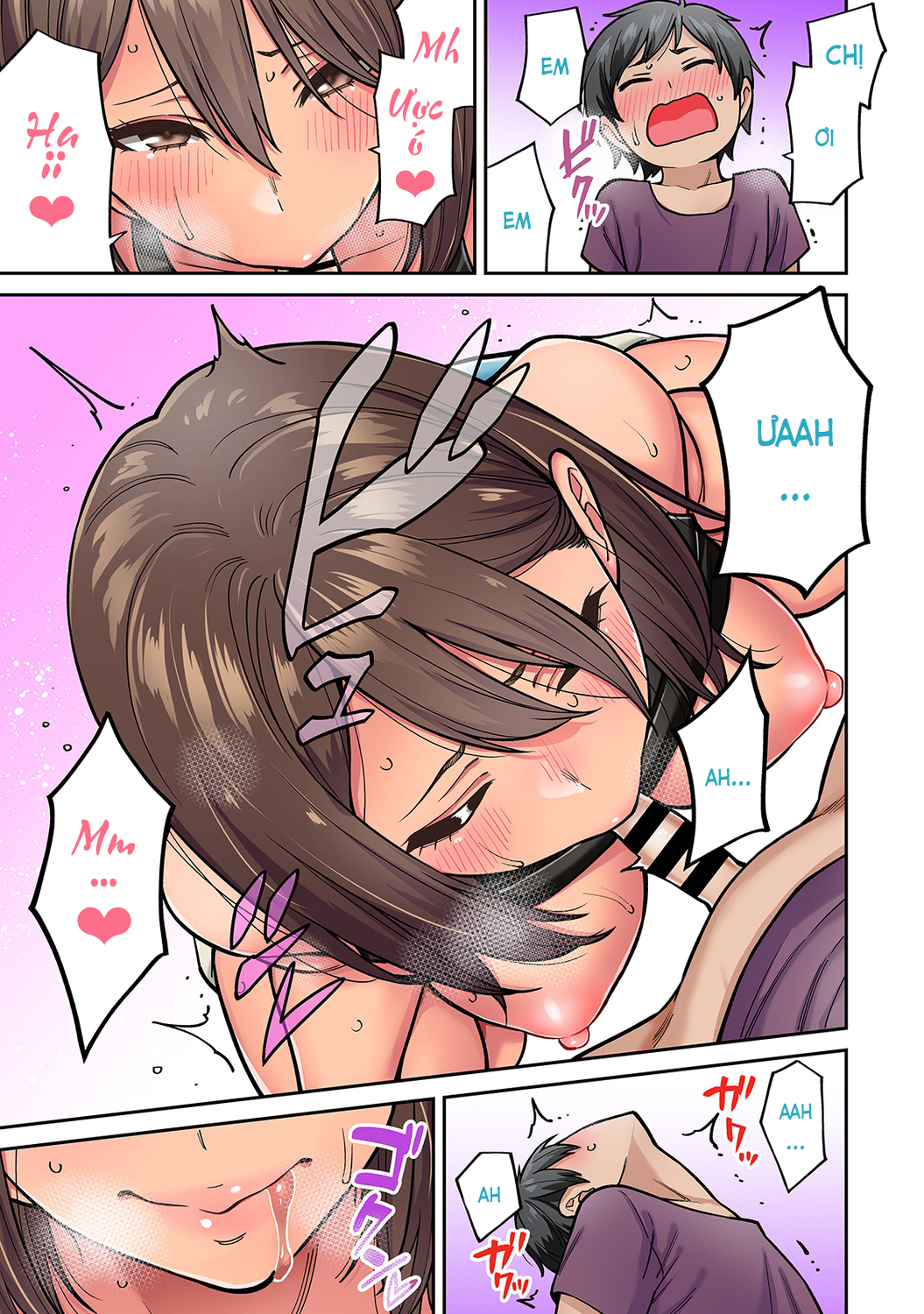 Đọc truyện hentai Người chị tôi thầm mến trở về trong bộ dạng gái lai Tây - Ch. 2