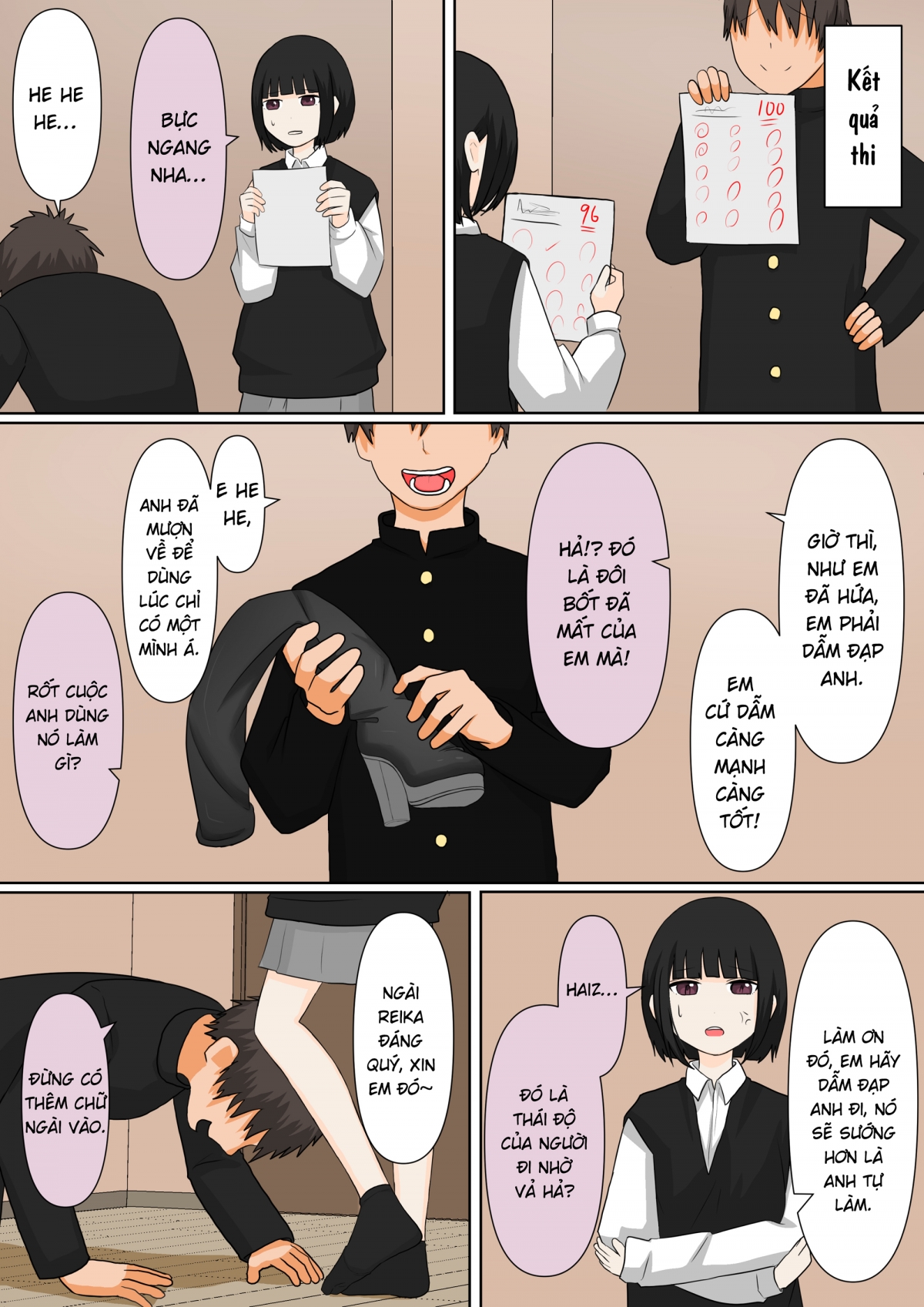 Đọc truyện hentai Ashizeme Kanojo _1 - Oneshot