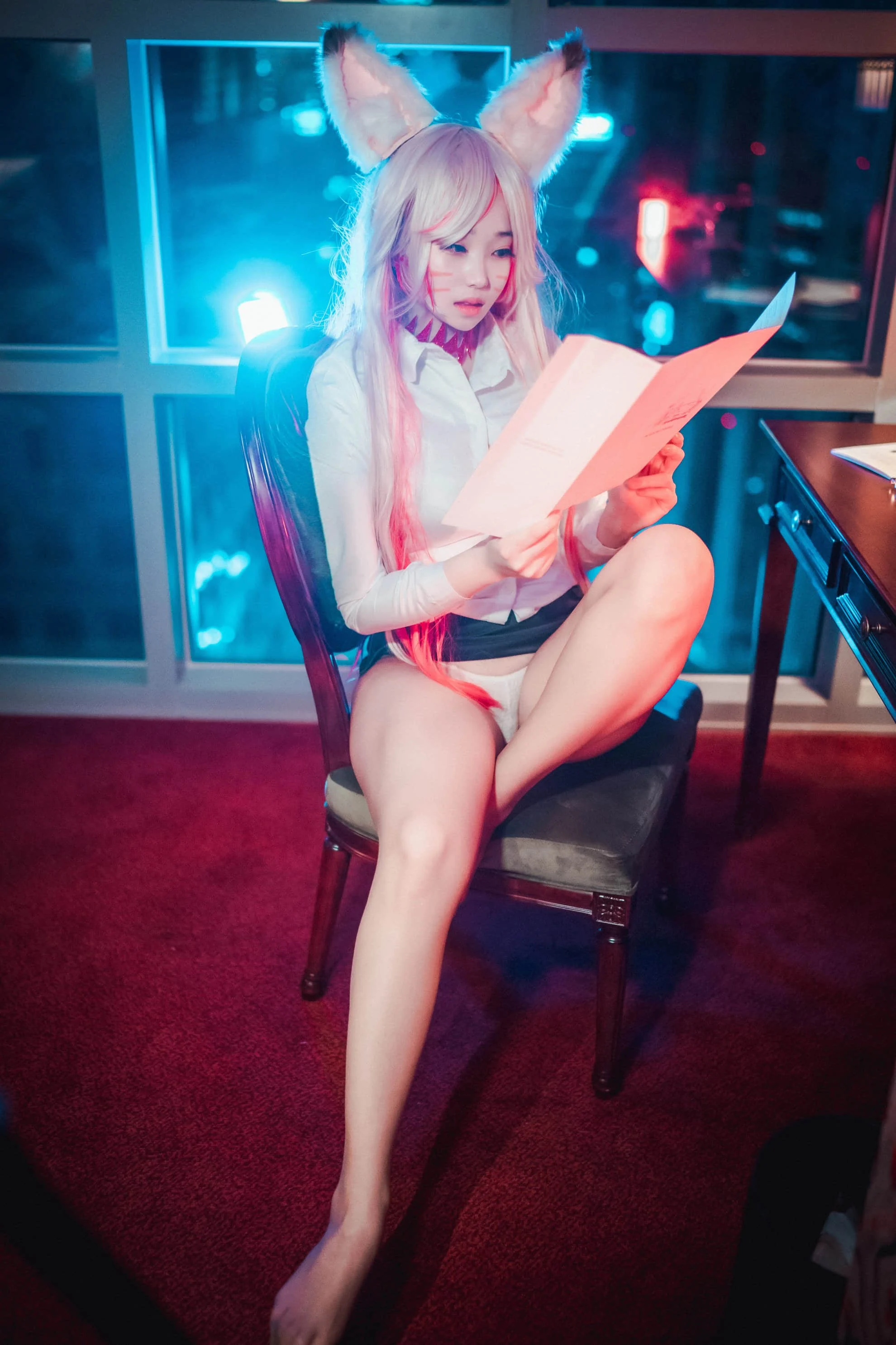 Đọc truyện hentai Tuyển tập Albums siêu phẩm Cosplay - Chap 850 - [DJAWA] Bambi - Kumiho in the Office