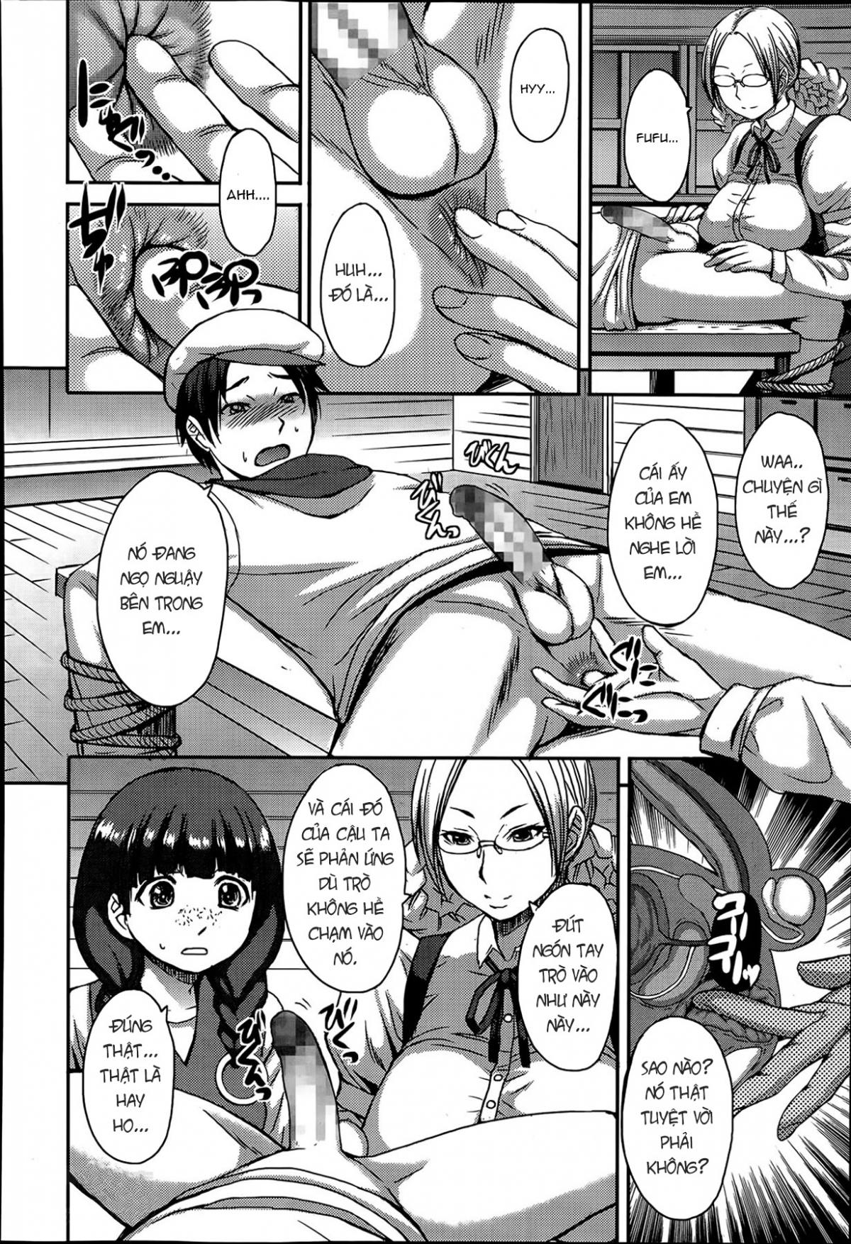 Đọc truyện hentai Tanoshii Shukuhaku Kenshuu - Oneshot