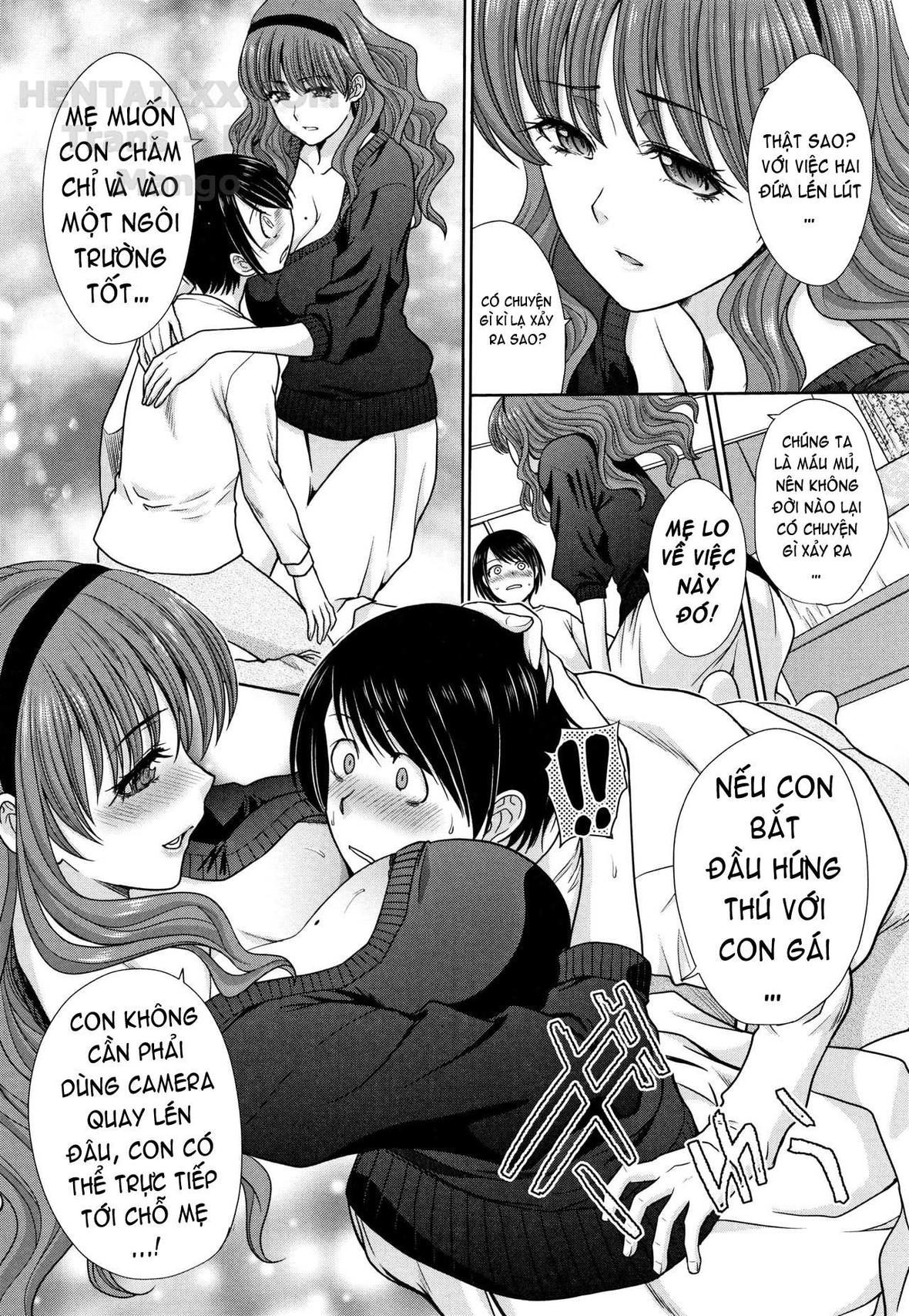 Đọc truyện hentai Mother and Younger Sister - Chap 2
