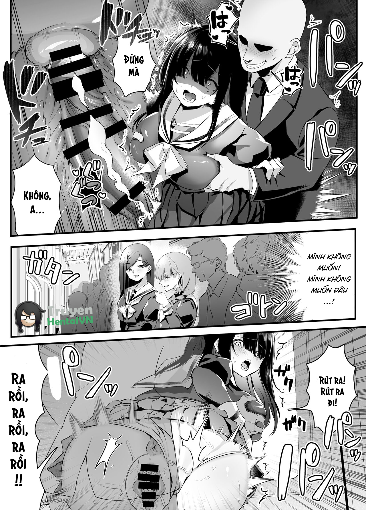 Đọc truyện hentai Fujun Isei Kouyuu shitara Soku Taigaku no Seijun Muku na Gakuensei ni Itazura ~Densha Chikan Hen~ - Oneshot