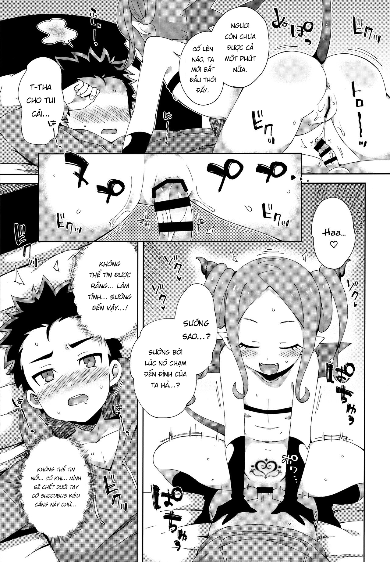 Đọc truyện hentai Hajimete wa Succubus - Oneshot