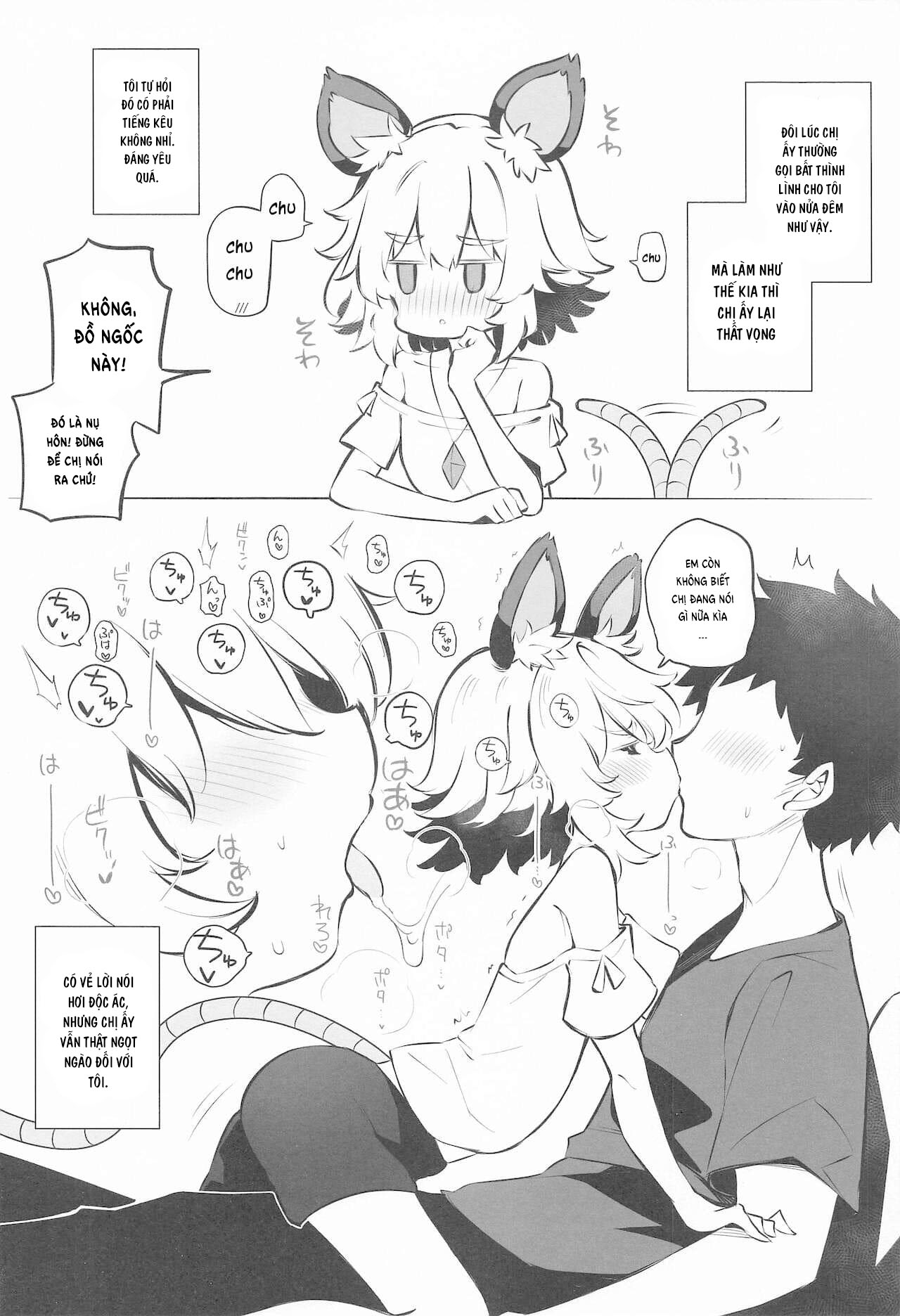 Đọc truyện hentai Kozukuri Jouzu na Nazrin Senpai - Oneshot