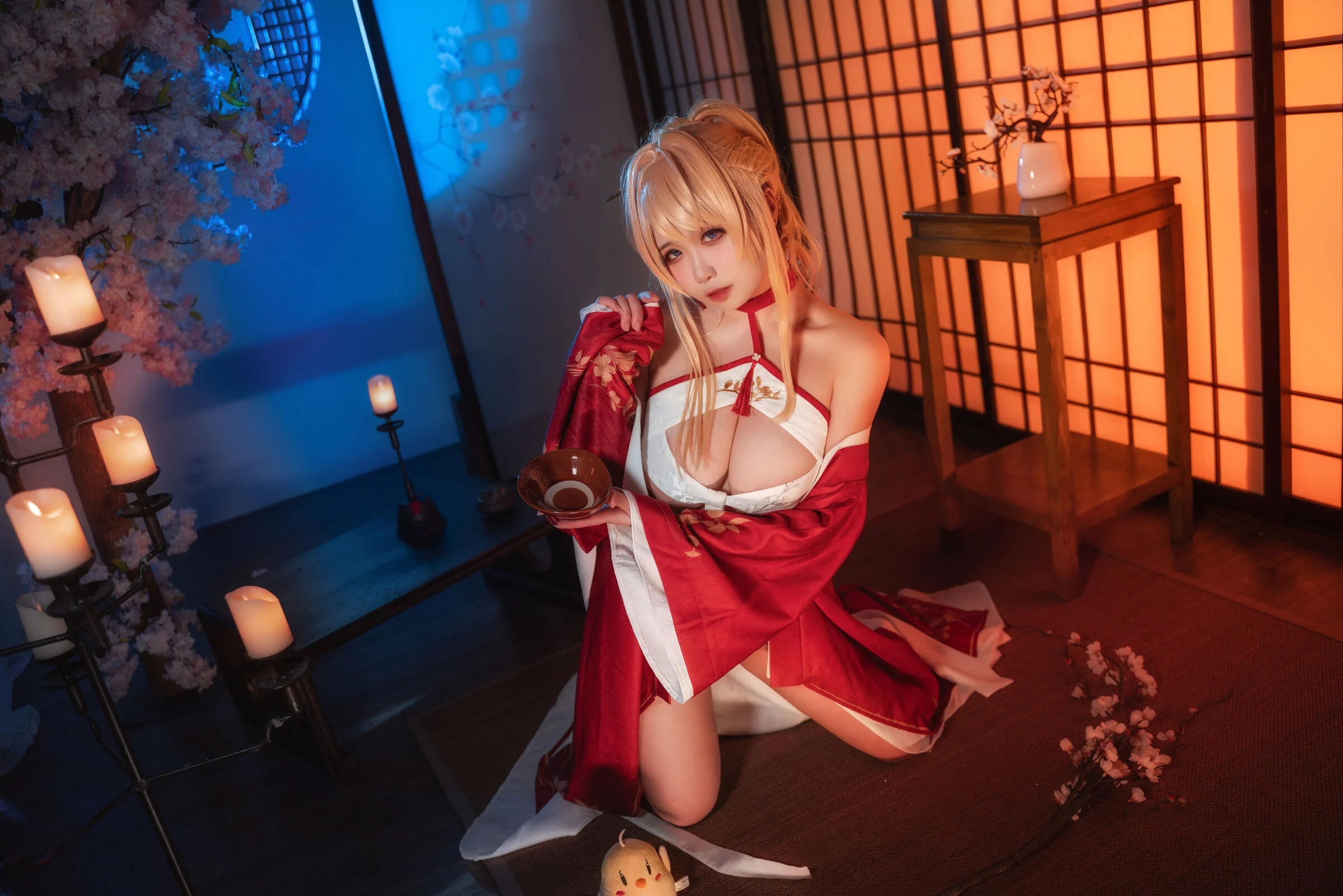 Đọc truyện hentai Tuyển tập Albums siêu phẩm Cosplay - Chap 618 - Sadako Peach - Azur Lane New Year Glory