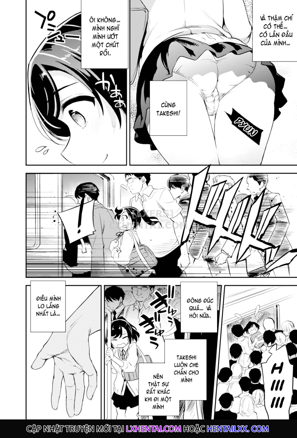 Đọc truyện hentai Sayuri - Kareshi to Hatsu H Mokuzen ni Chikan ni NTR-reta Shoujo - Chap 1