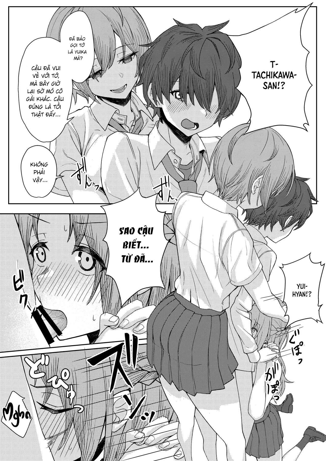 Đọc truyện hentai Tôi bị bạn thời thơ ấu bắt nạt. Tôi đụ bạn cô ấy! - Chap 1.2