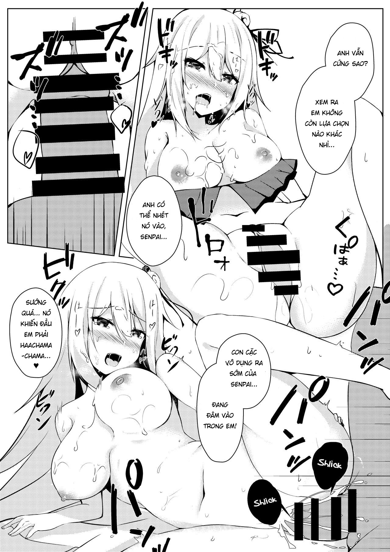 Đọc truyện hentai Erolive. - Oneshot: Haachama, Aki, Mel, Choco đang làm cái jztr?