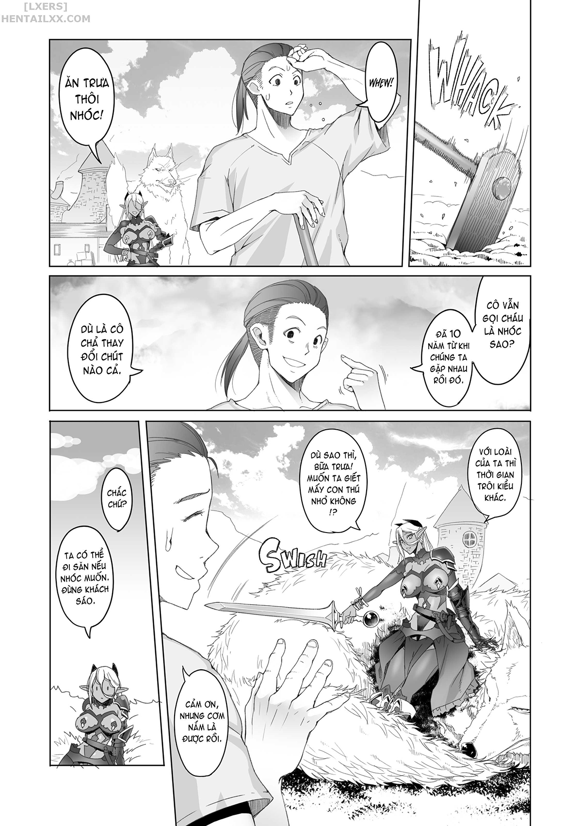 Đọc truyện hentai Maidens of Steel - Chap 11 - Sable Ears and 10,000 Good Deeds - END