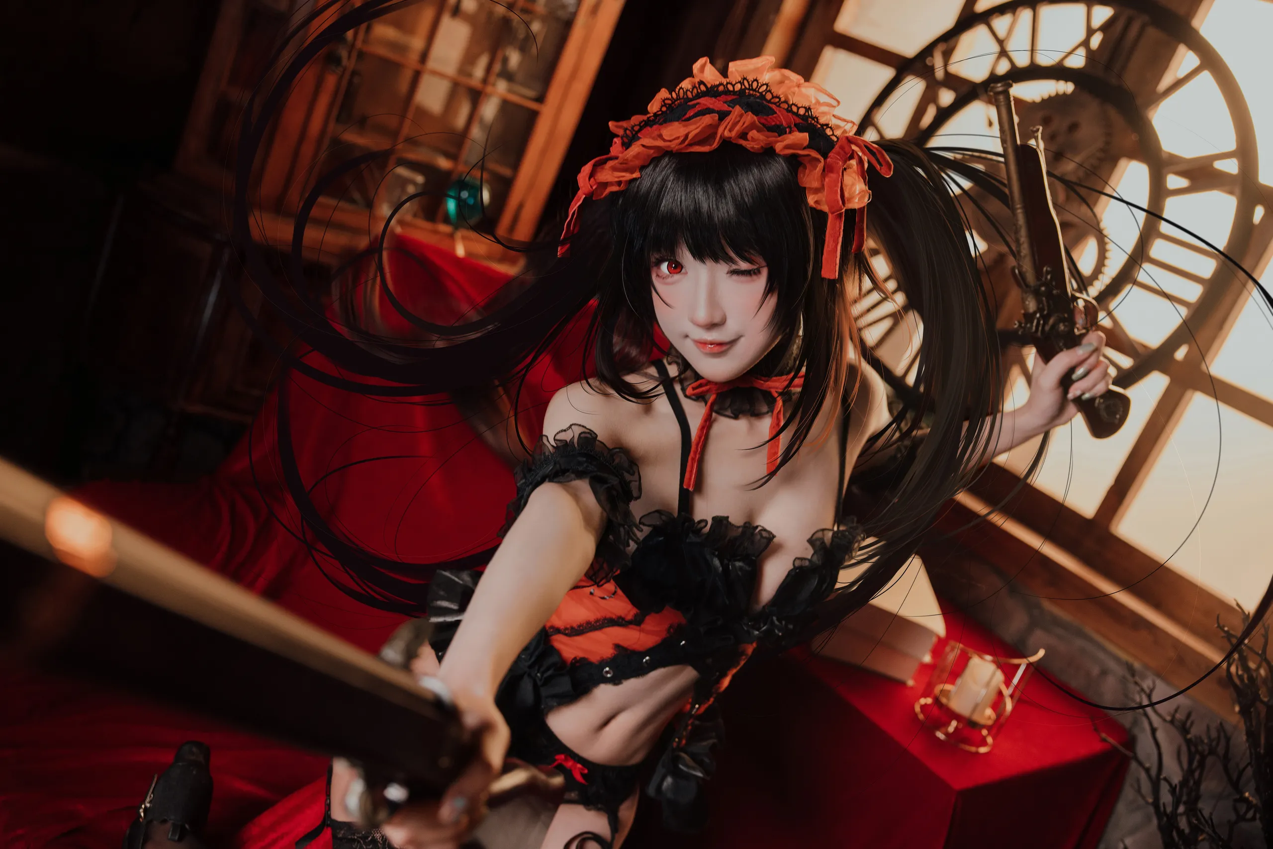 Đọc truyện hentai Tuyển tập Albums siêu phẩm Cosplay - Chap 1008 - Ah Bao is also a bunny girl Tokisaki Kurumi