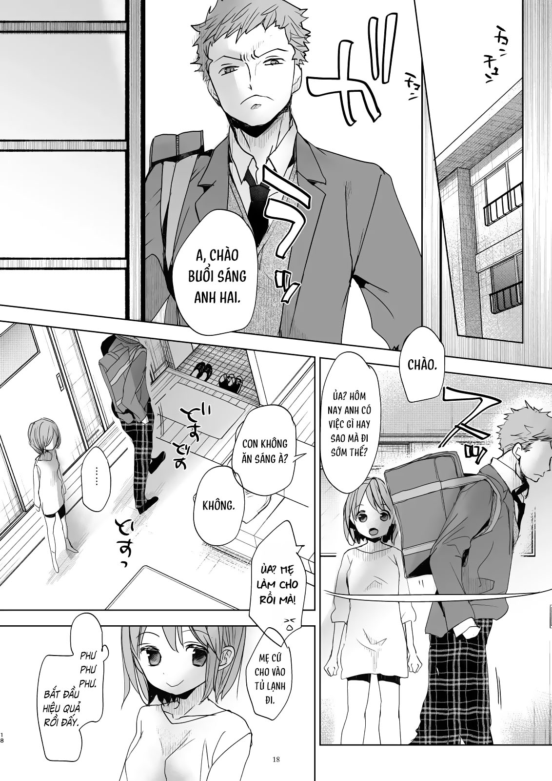 Đọc truyện hentai Cuộc sống thường ngày của tôi và anh trai 5 - Chap 4